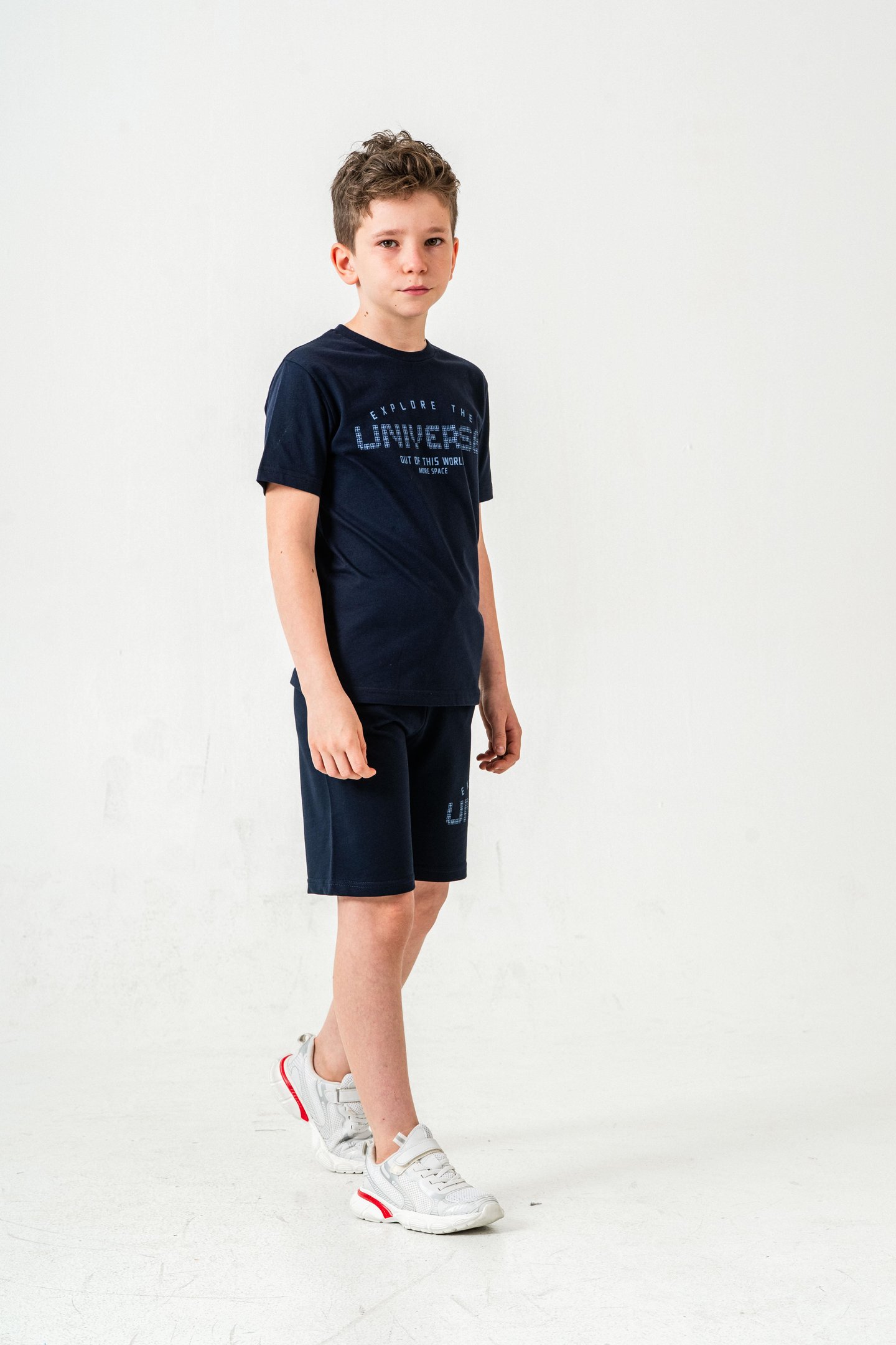 Explore The Universe Out Of This World More Space Baskılı Erkek Çocuk Şort - Tişört Takımı