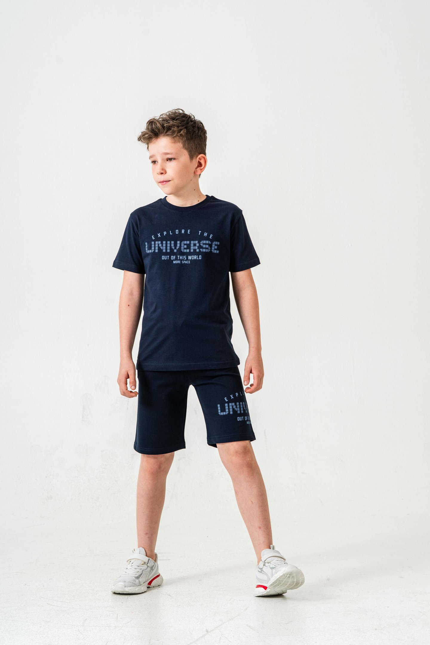 Explore The Universe Out Of This World More Space Baskılı Erkek Çocuk Şort - Tişört Takımı