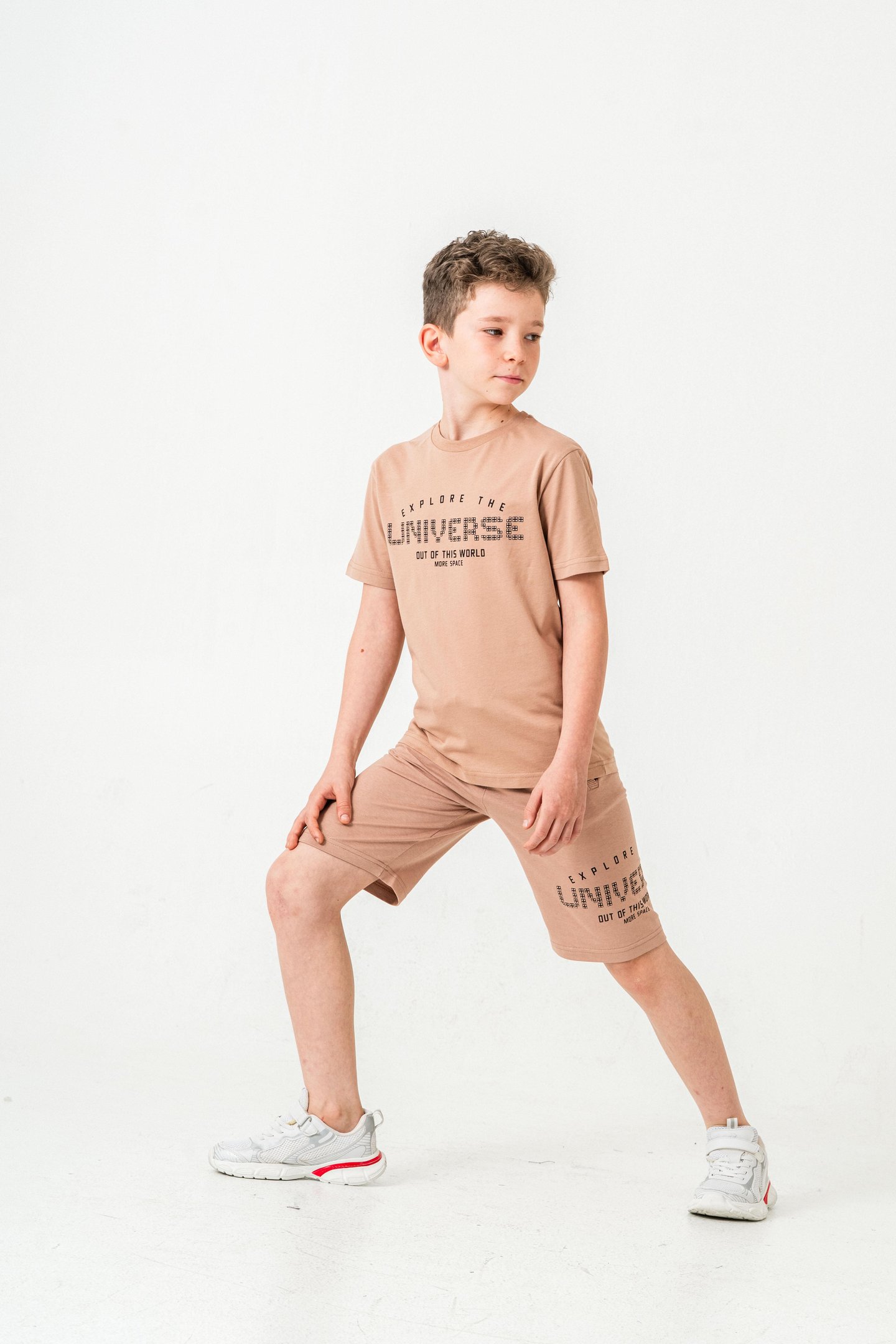 Explore The Universe Out Of This World More Space Baskılı Erkek Çocuk Şort - Tişört Takımı