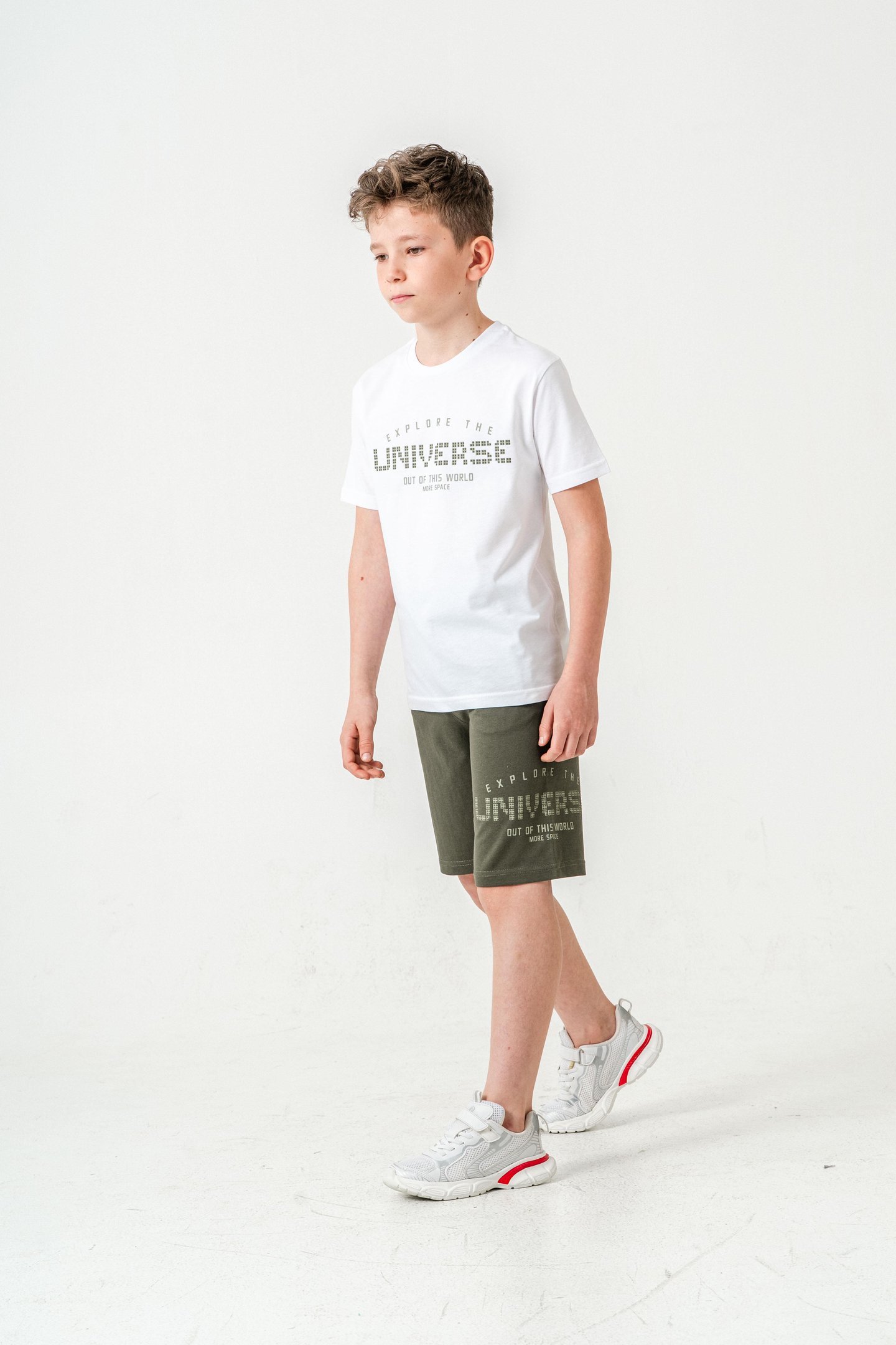 Explore The Universe Out Of This World More Space Baskılı Erkek Çocuk Şort - Tişört Takımı
