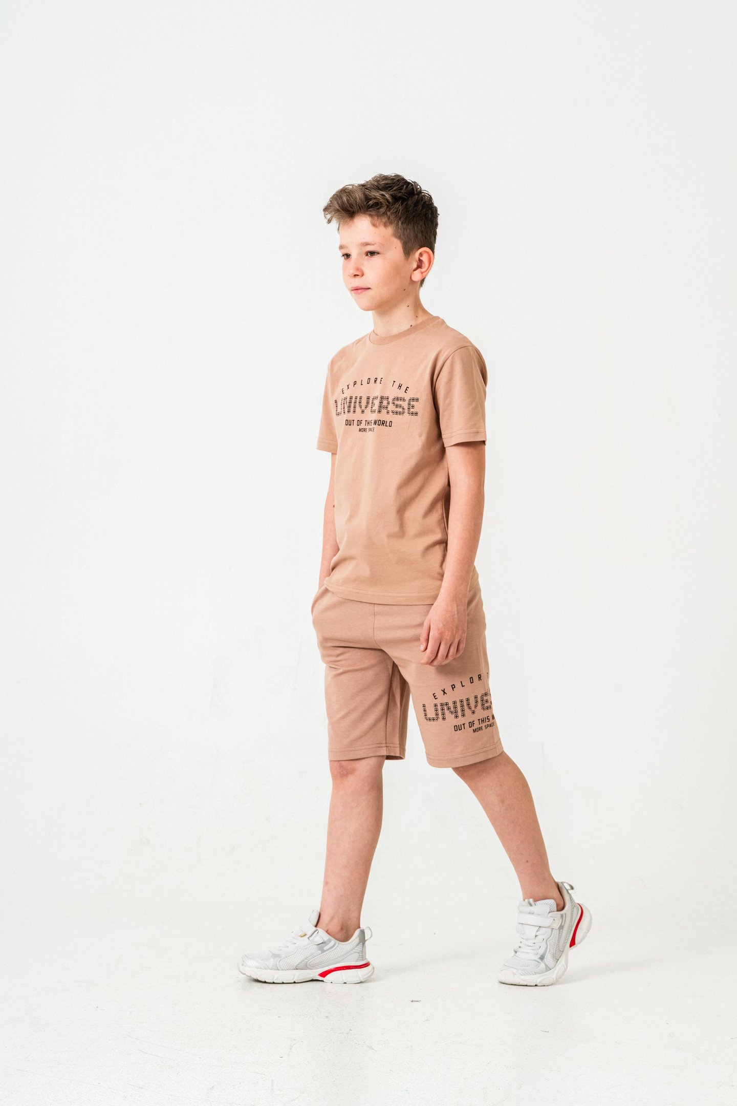 Explore The Universe Out Of This World More Space Baskılı Erkek Çocuk Şort - Tişört Takımı