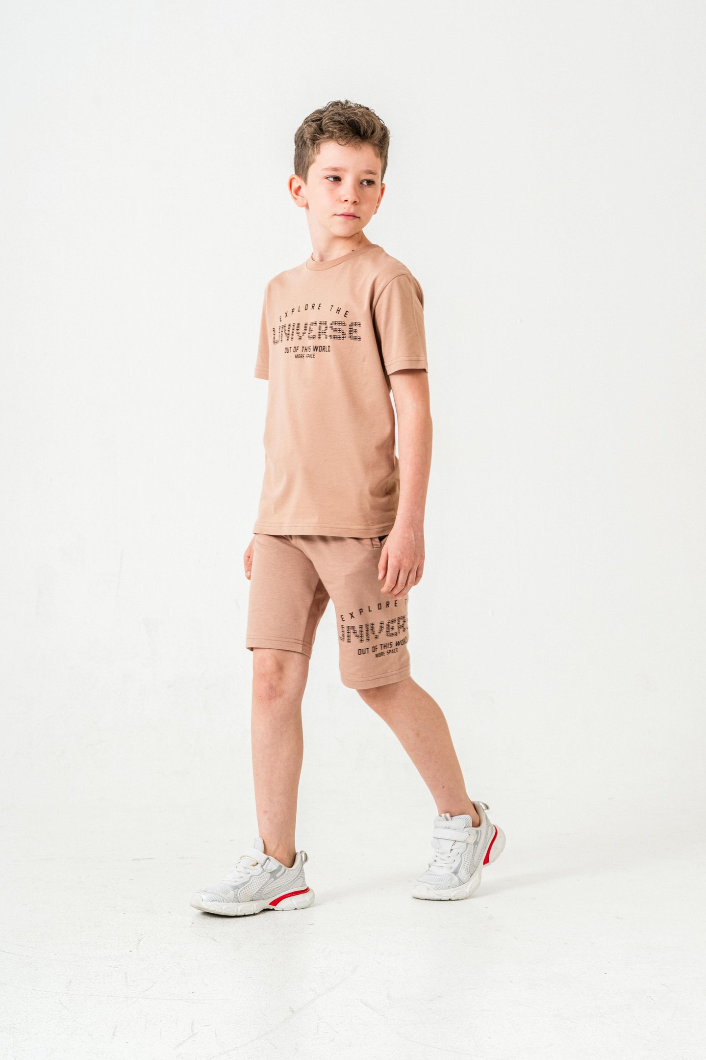 Explore The Universe Out Of This World More Space Baskılı Erkek Çocuk Şort - Tişört Takımı