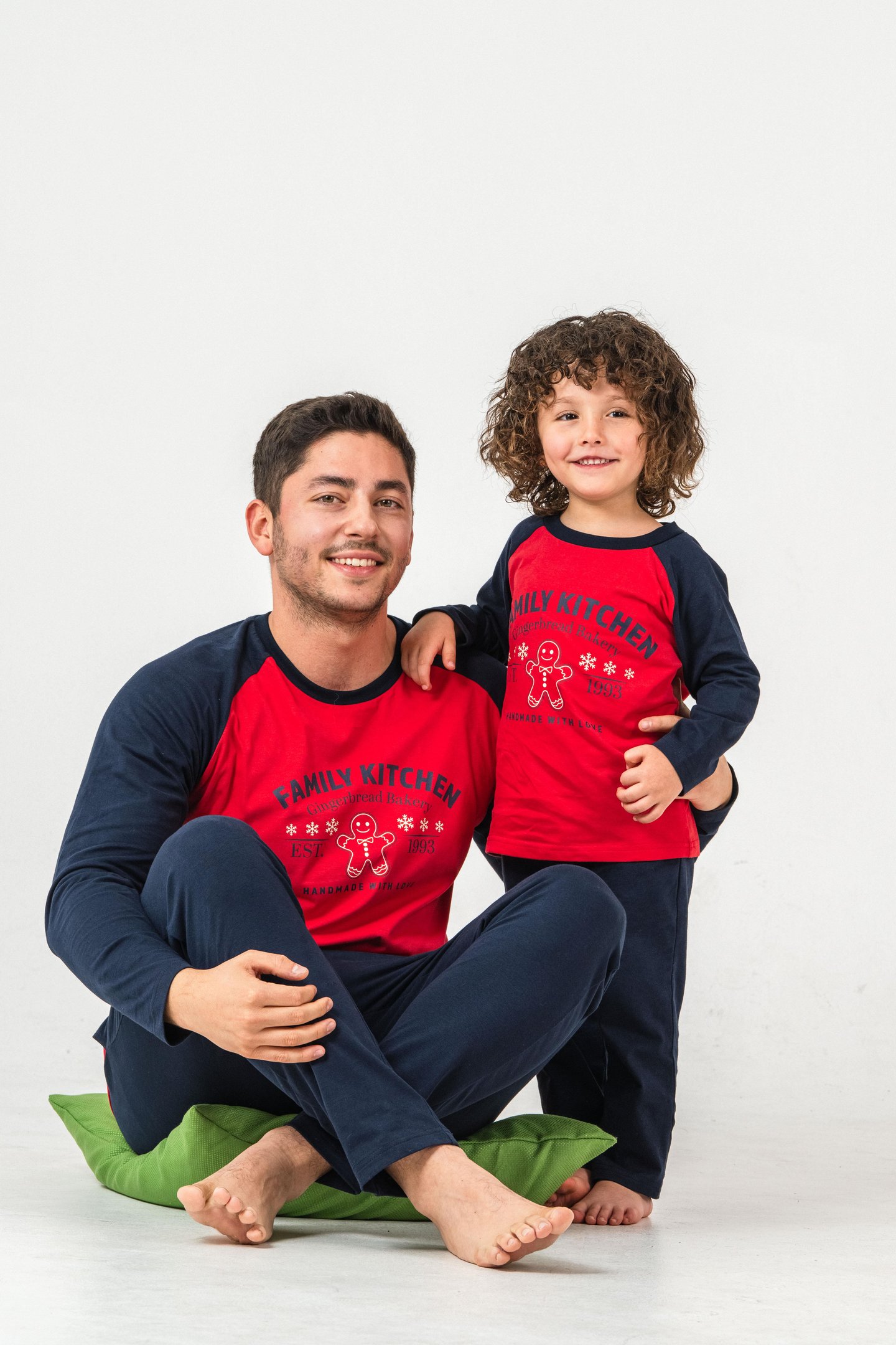 Family Kitchen Baskılı  Erkek Çocuk Pijama Takım