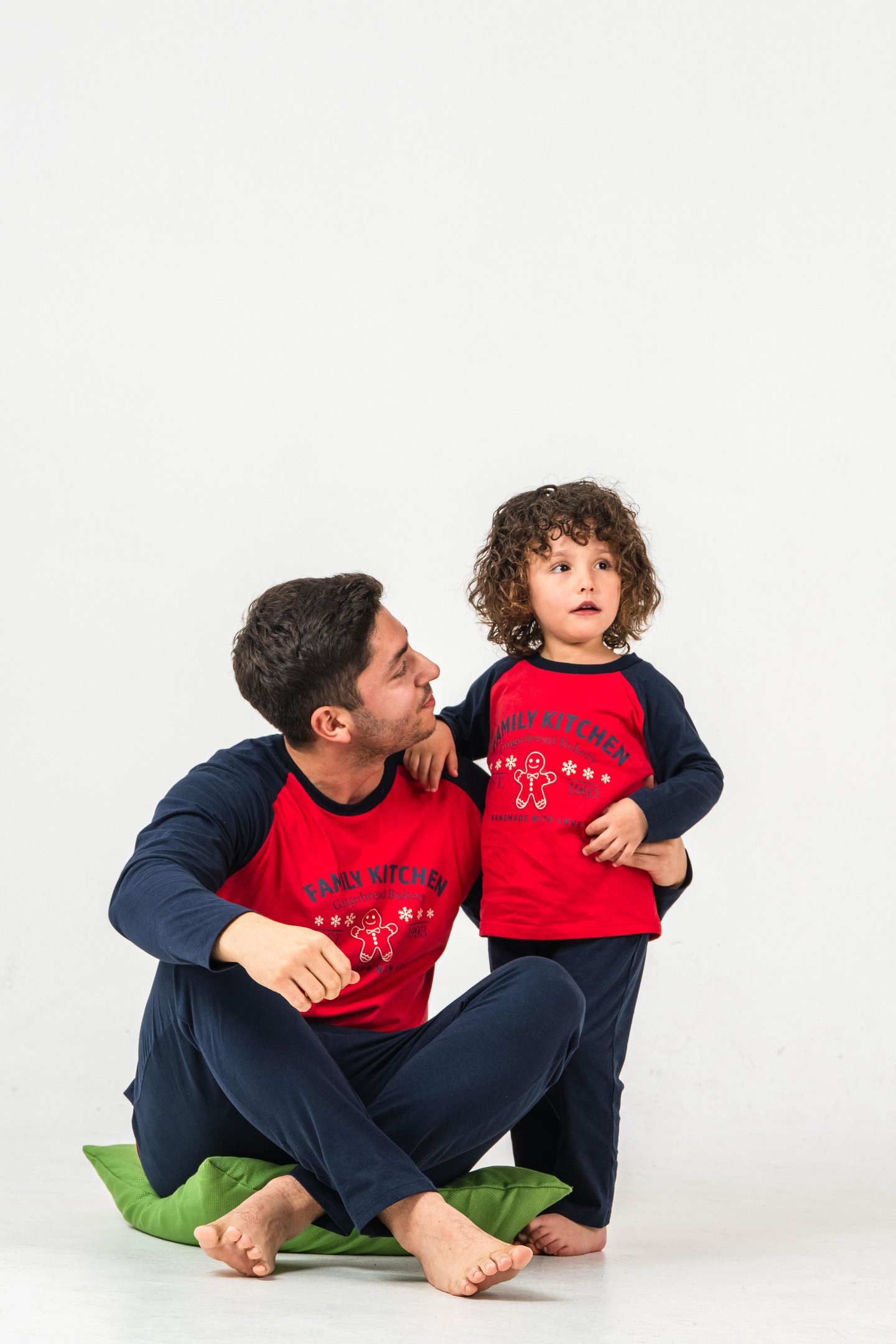 Family Kitchen Baskılı  Erkek Çocuk Pijama Takım