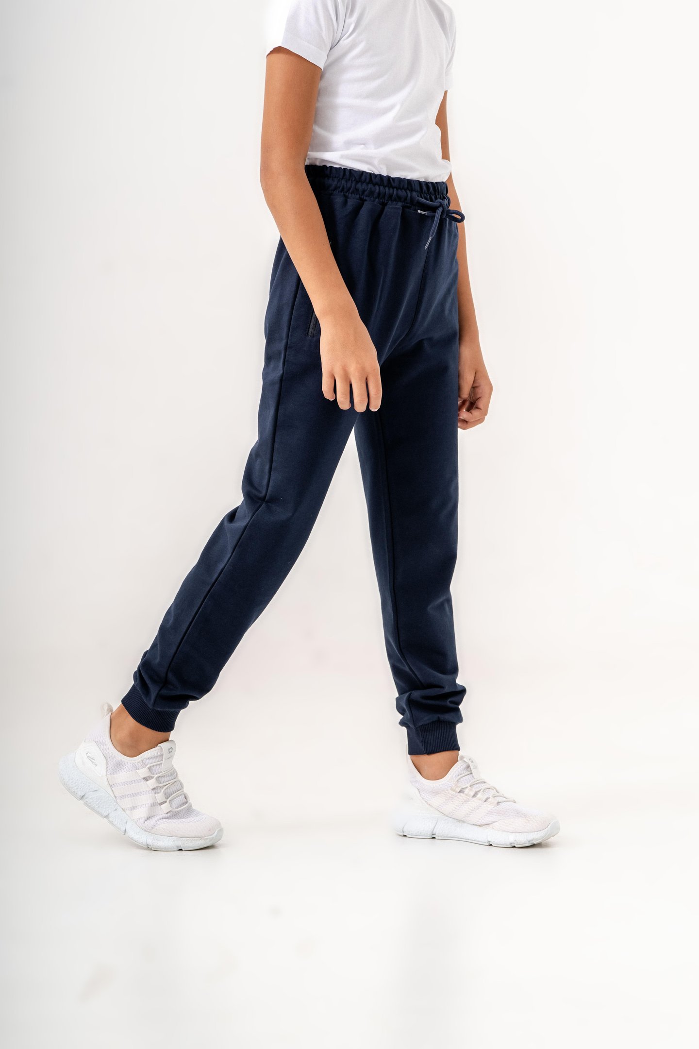 Fermuarlı Cep Basic Erkek Çocuk Eşofman Altı