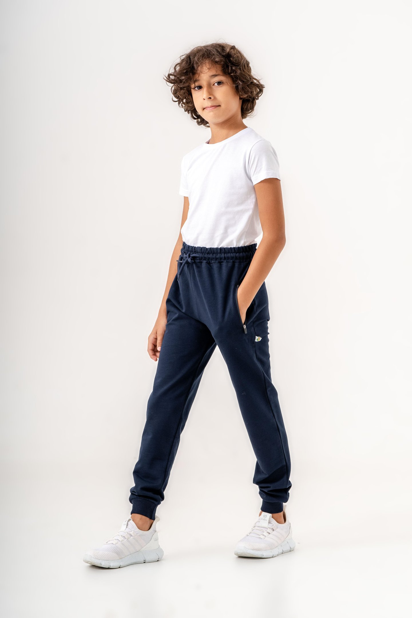 Fermuarlı Cep Basic Erkek Çocuk Eşofman Altı