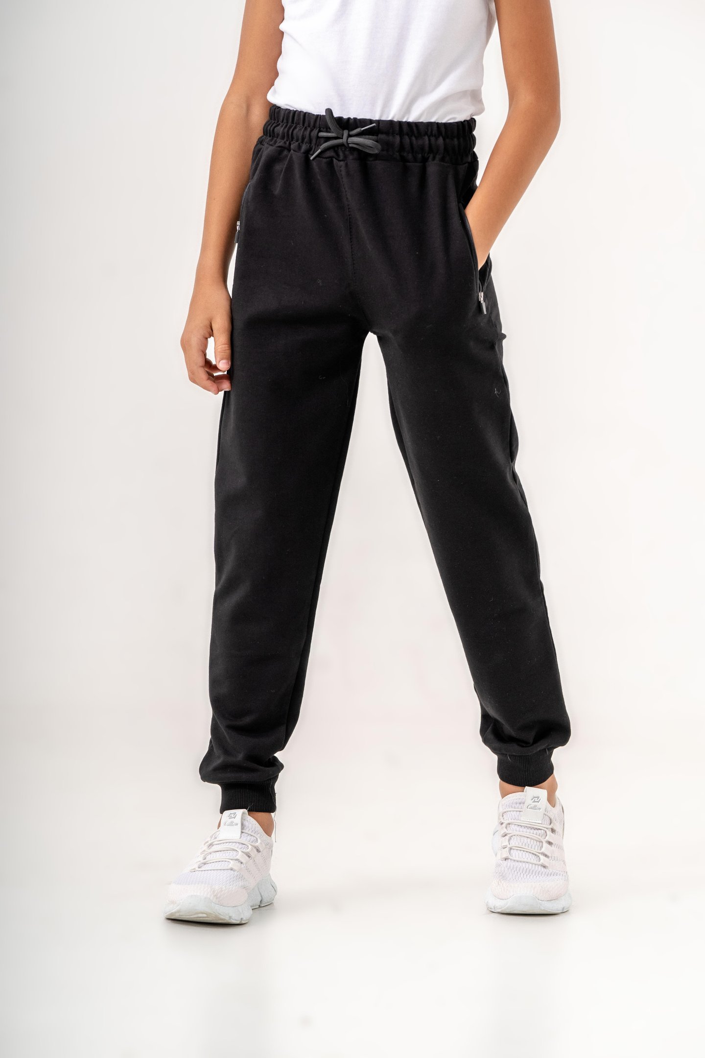 Fermuarlı Cep Basic Erkek Çocuk Eşofman Altı