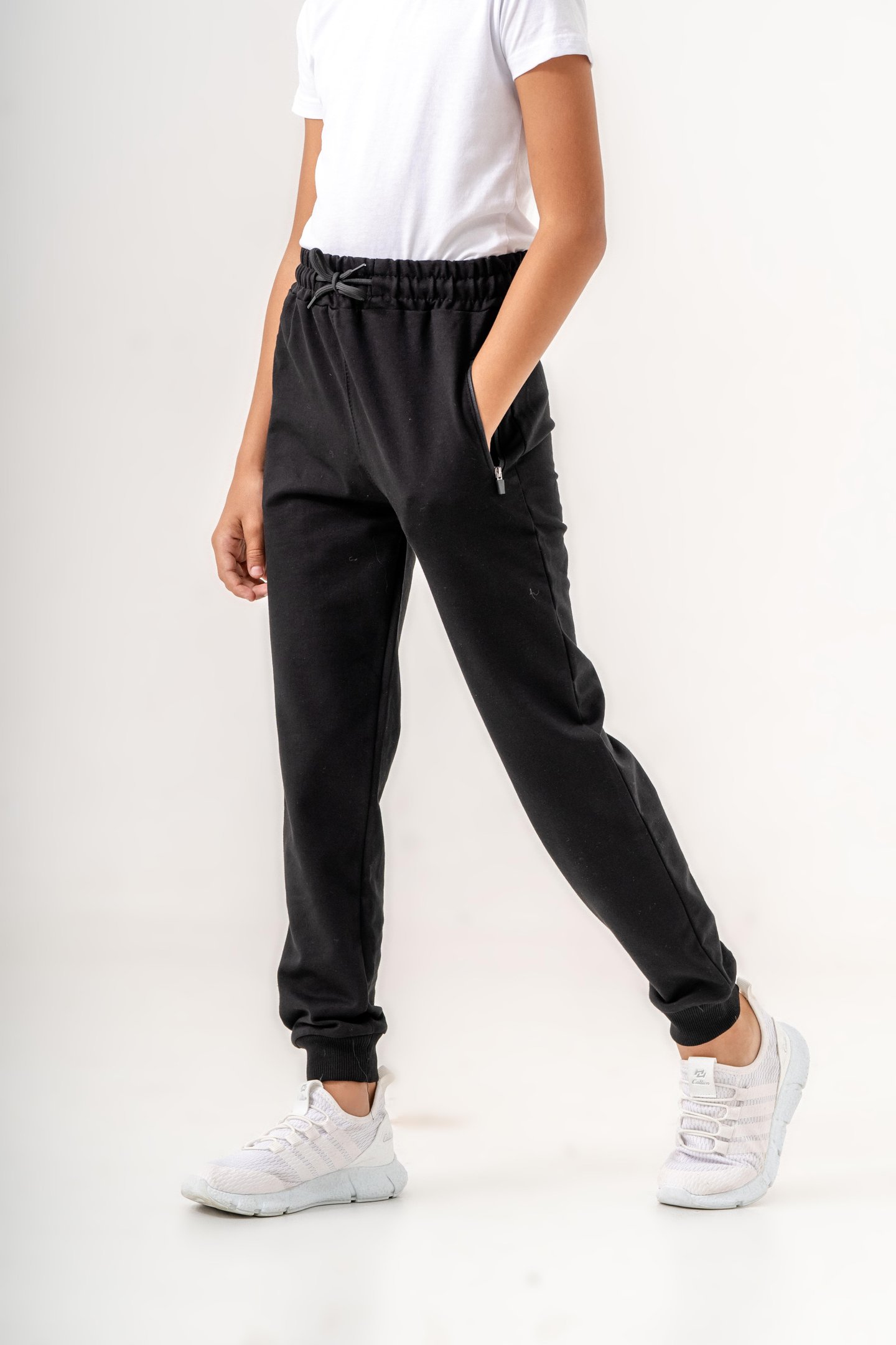 Fermuarlı Cep Basic Erkek Çocuk Eşofman Altı