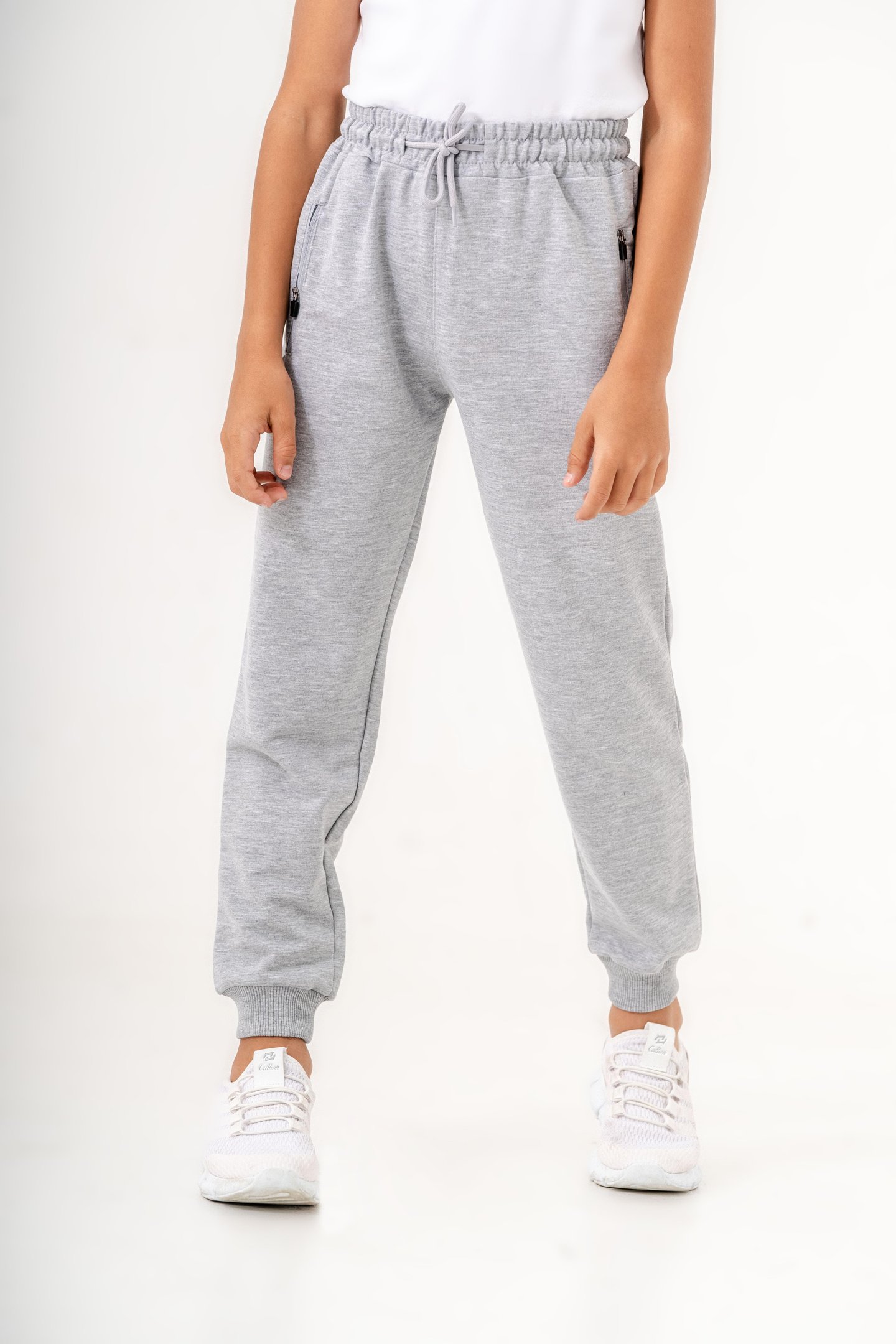 Fermuarlı Cep Basic Erkek Çocuk Eşofman Altı