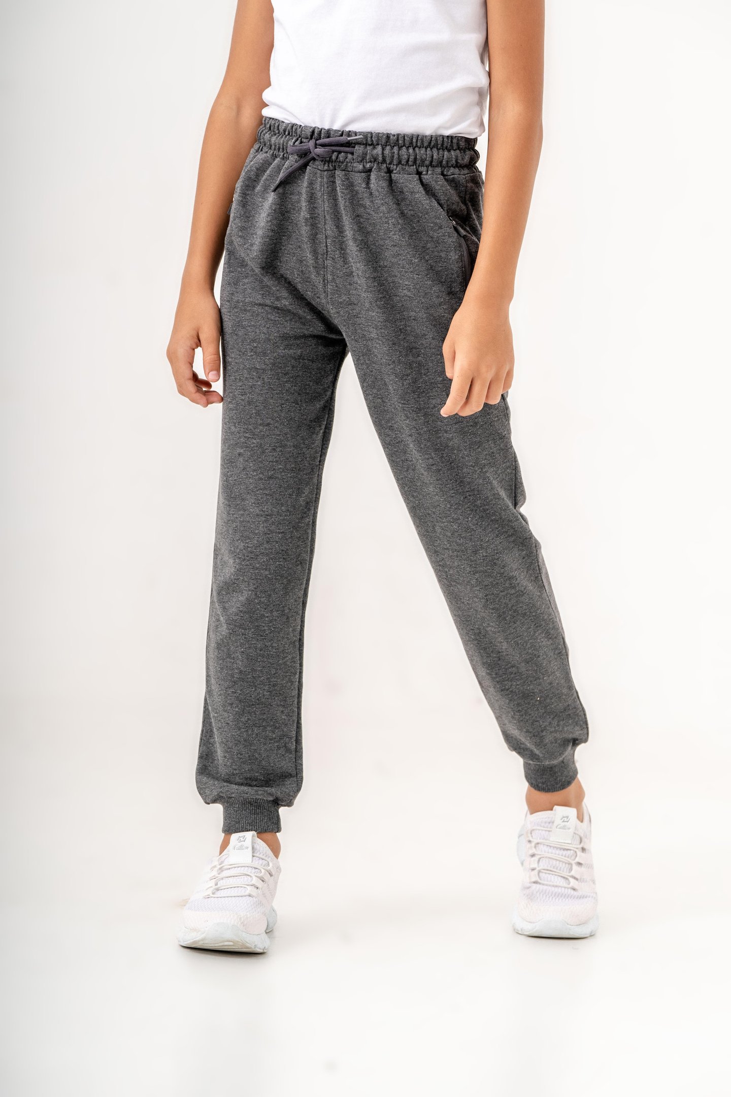 Fermuarlı Cep Basic Erkek Çocuk Eşofman Altı