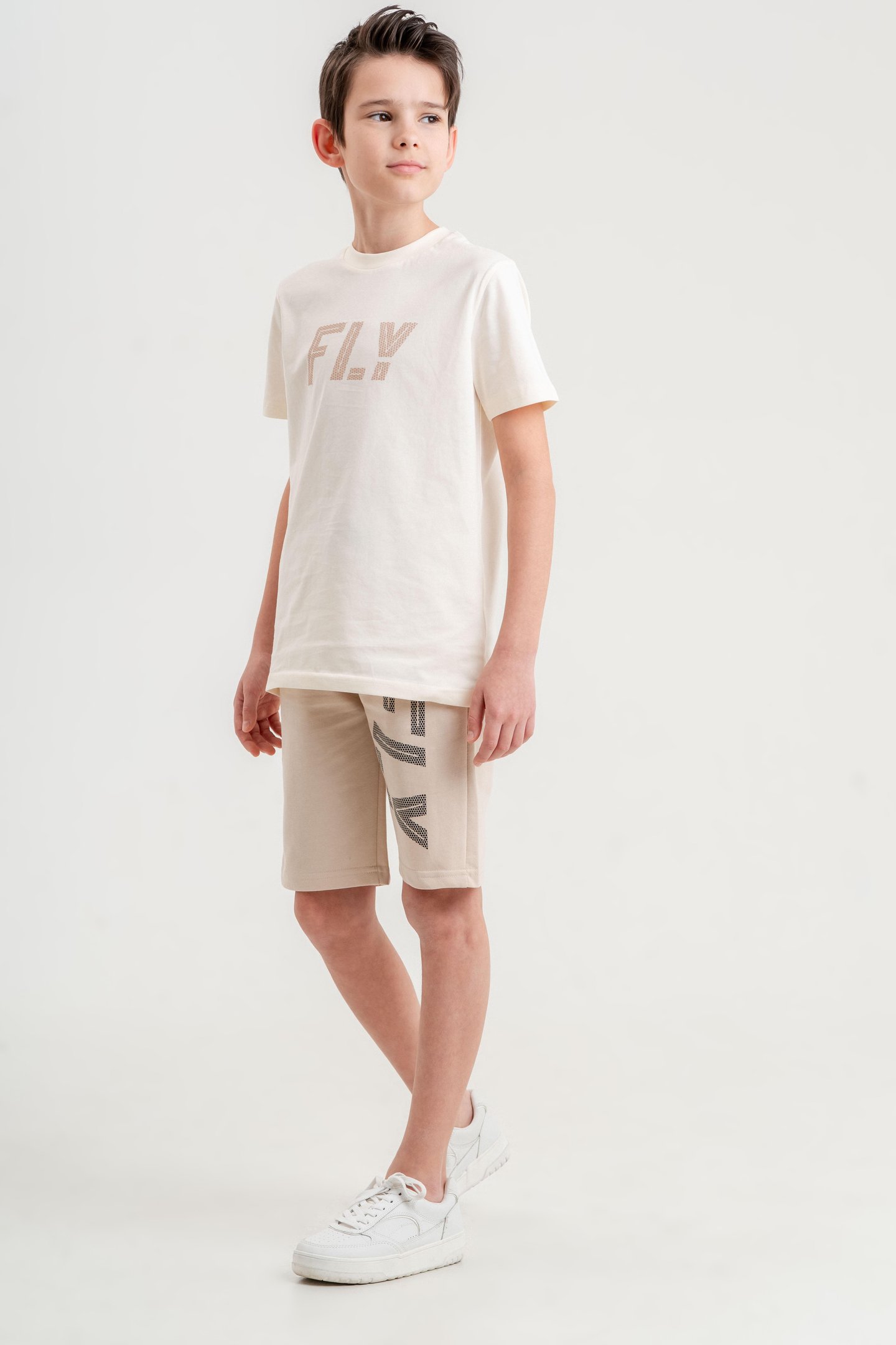 Fly Baskılı Erkek Çocuk Şort Tişört Takımı