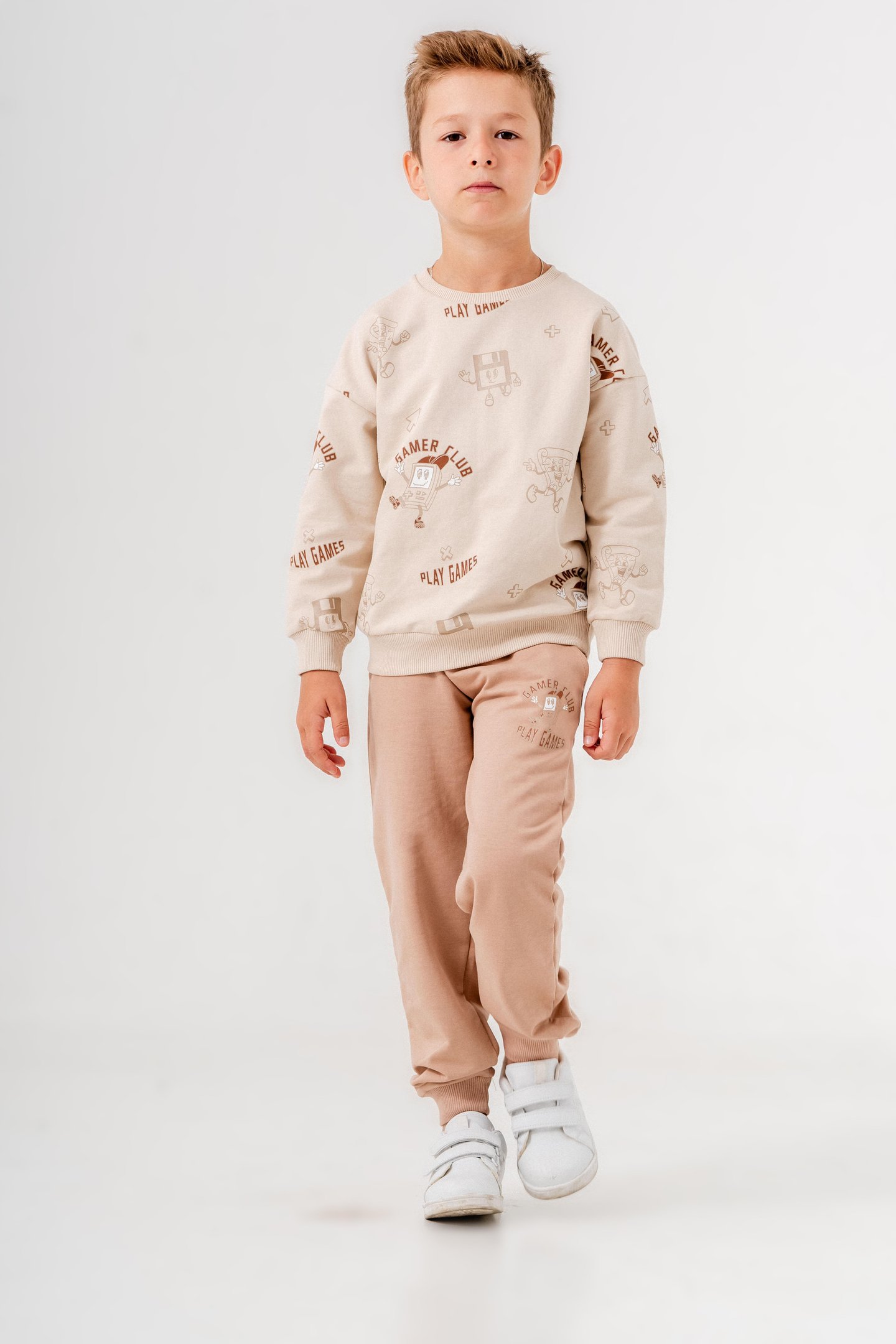 Gamer Baskılı Erkek Çocuk Eşofman Takımı