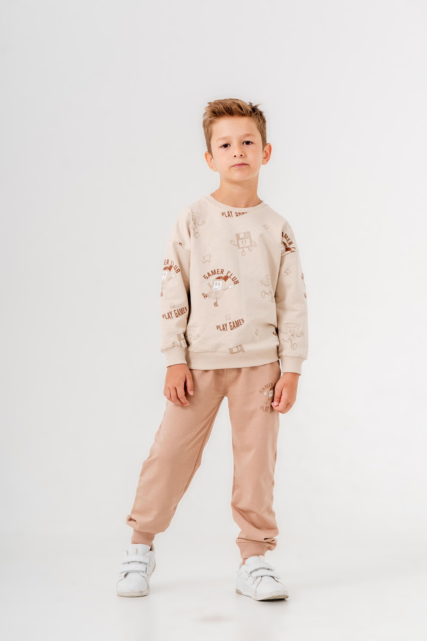 Gamer Baskılı Erkek Çocuk Eşofman Takımı
