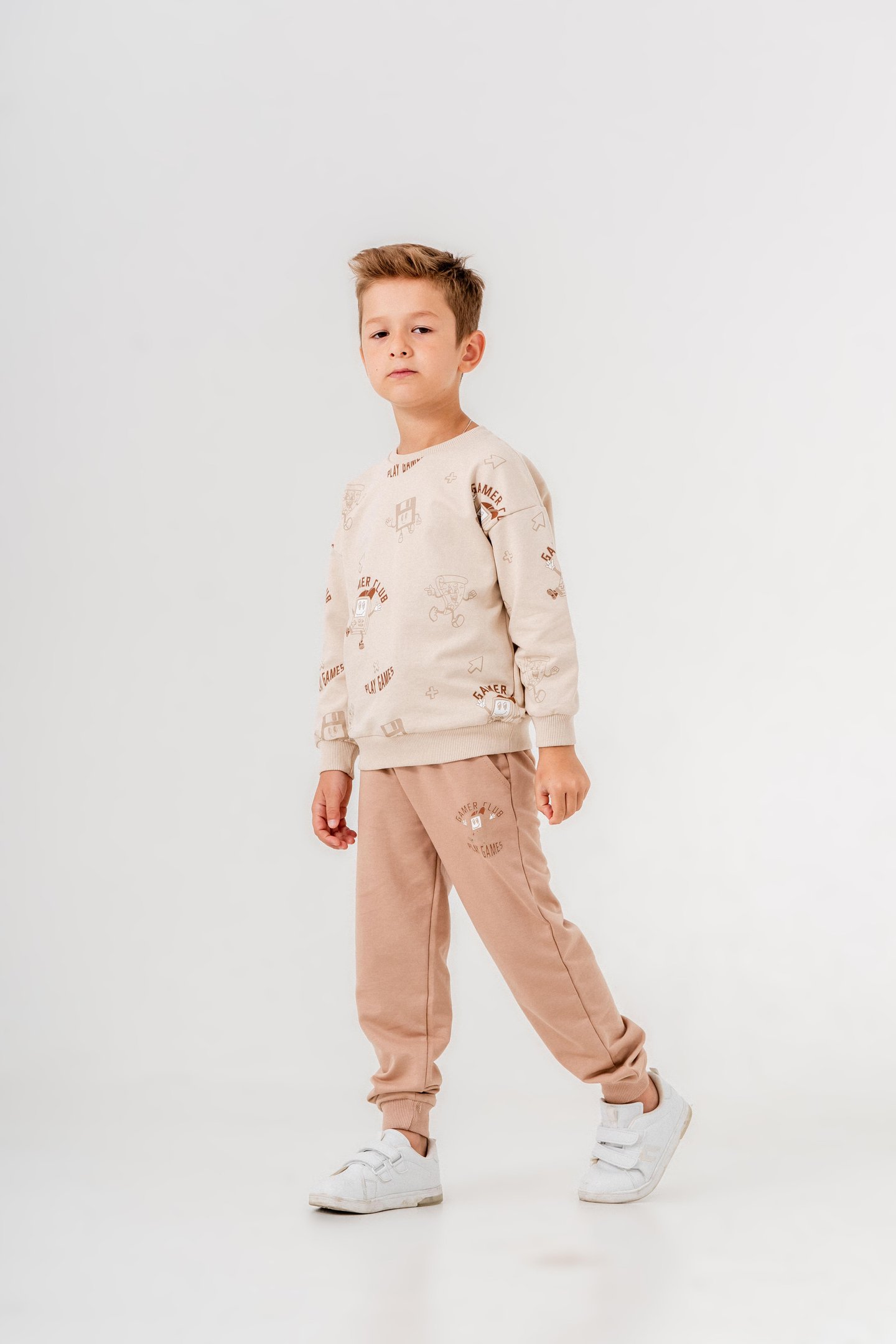 Gamer Baskılı Erkek Çocuk Eşofman Takımı
