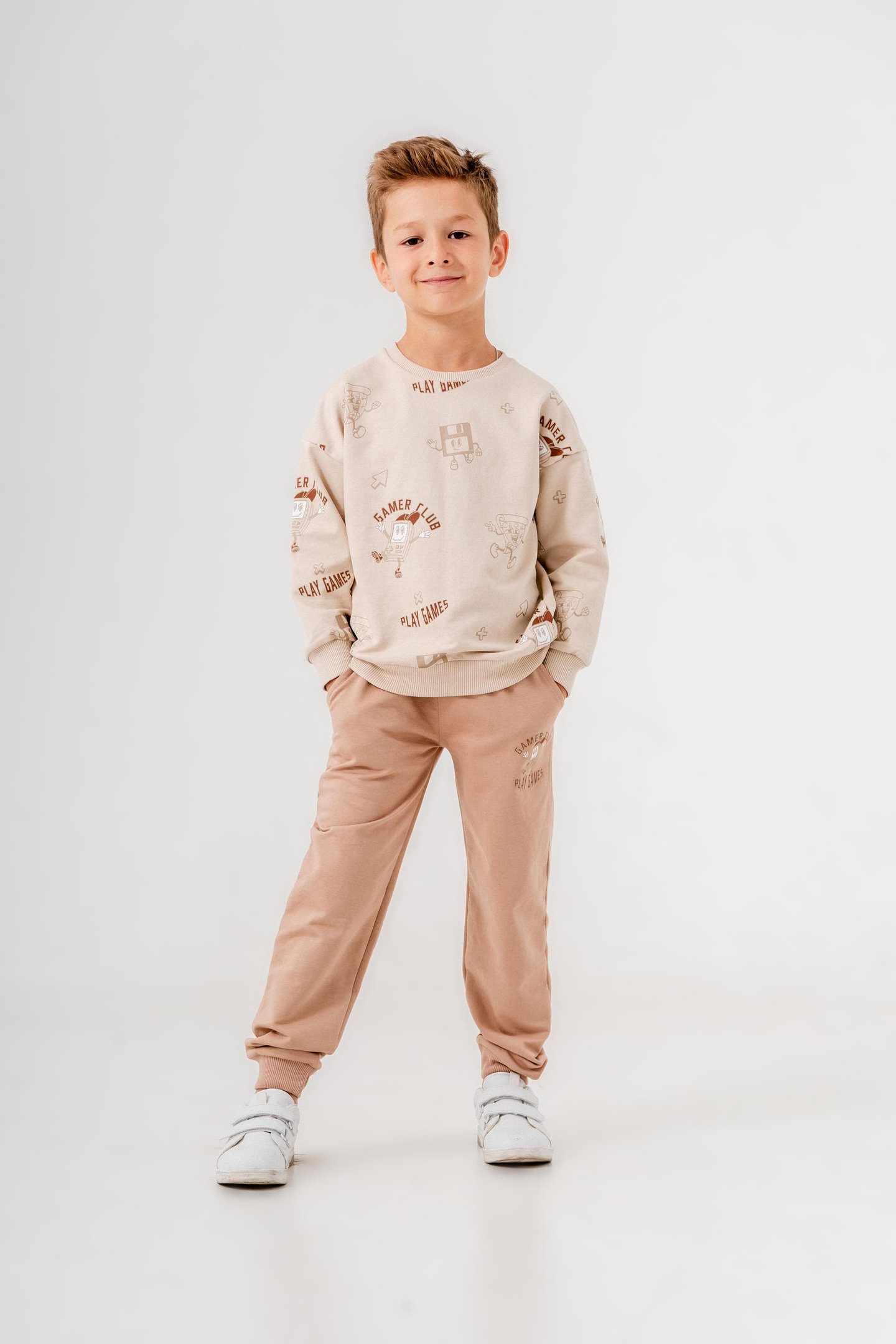 Gamer Baskılı Erkek Çocuk Eşofman Takımı