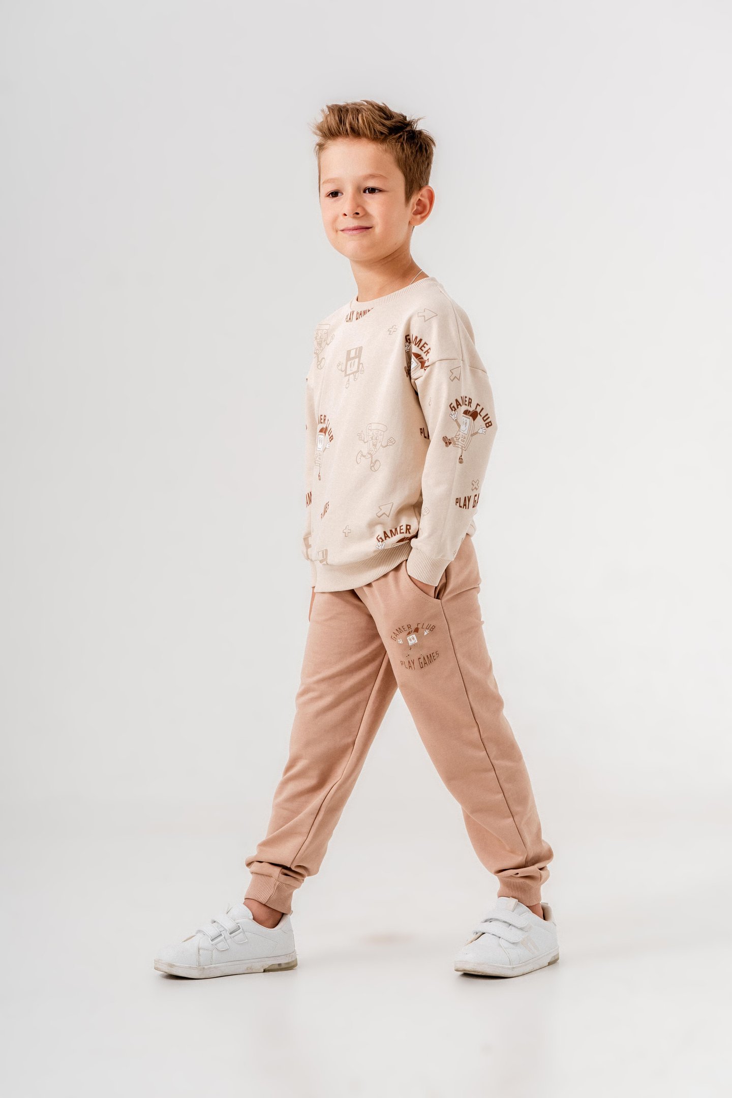 Gamer Baskılı Erkek Çocuk Eşofman Takımı