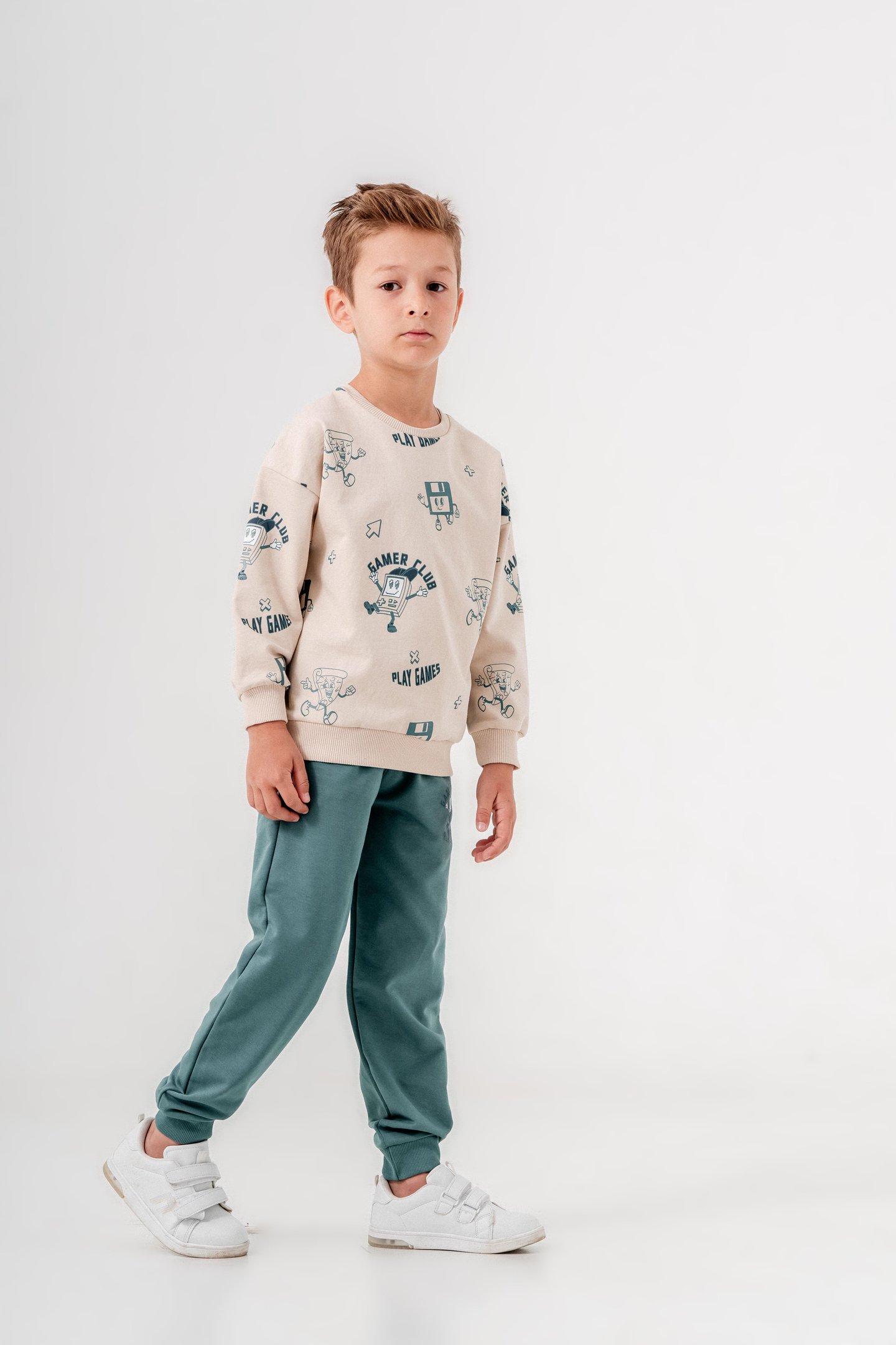 Gamer Baskılı Erkek Çocuk Eşofman Takımı