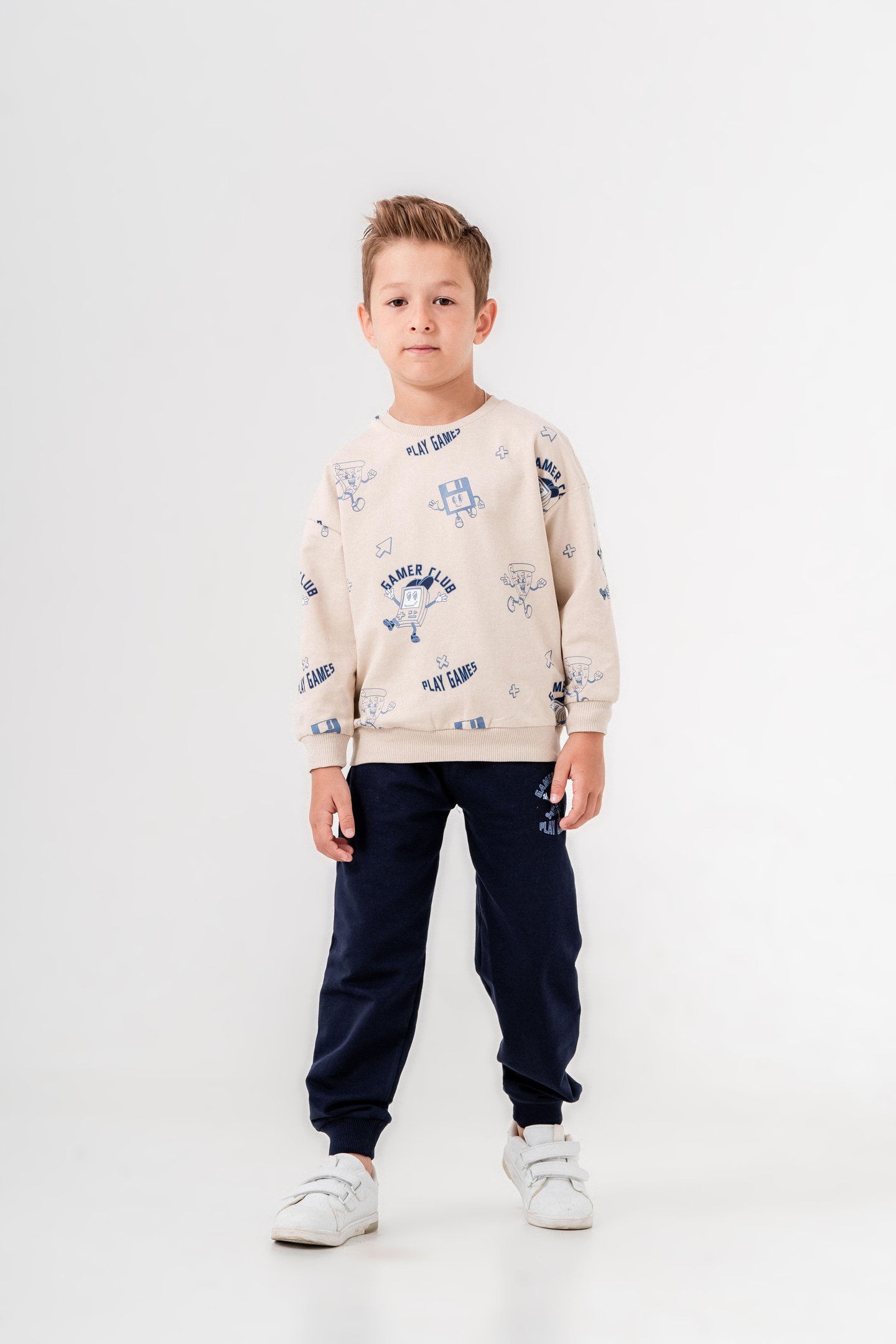 Gamer Baskılı Erkek Çocuk Eşofman Takımı