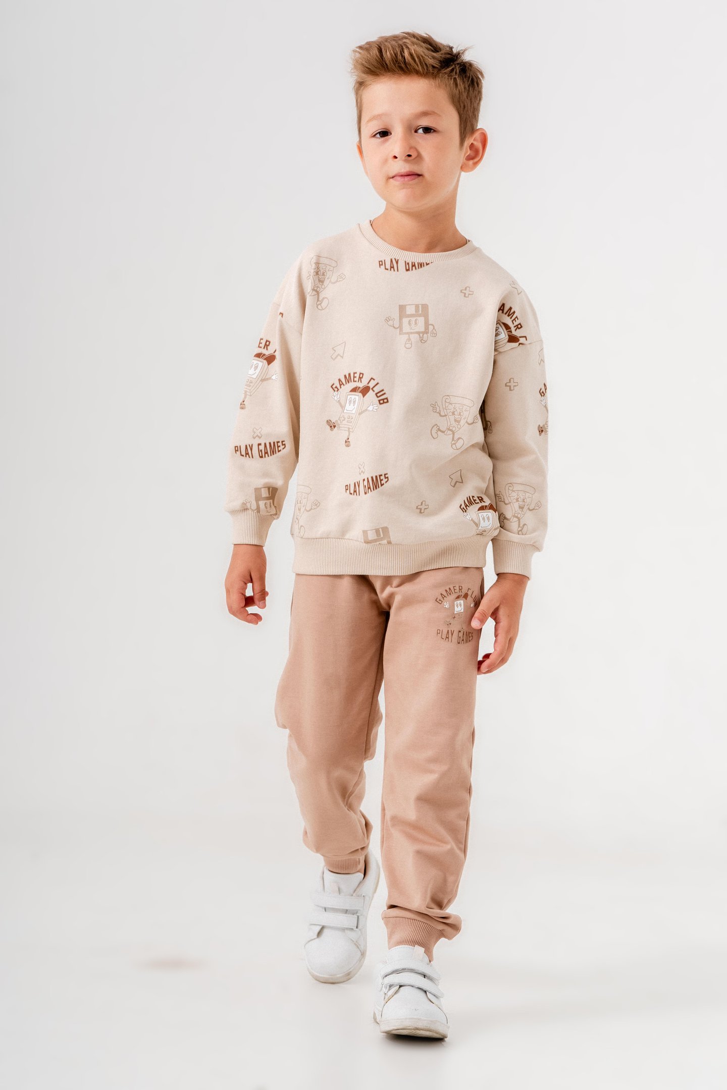 Gamer Baskılı Erkek Çocuk Eşofman Takımı