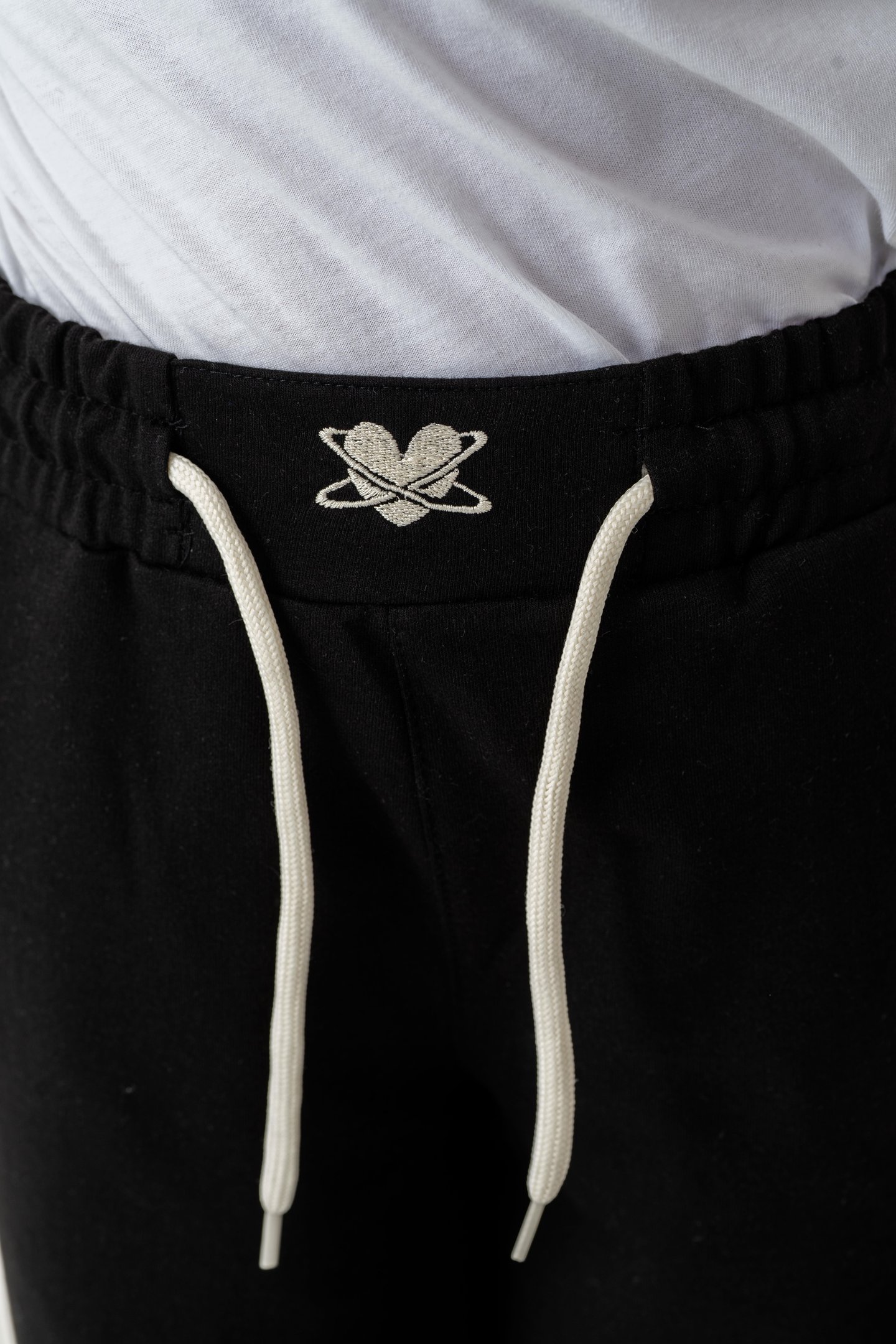 Geniş Paçalı Balık Sırtı Yanları Şeritli Kız Çocuk Eşofman Altı