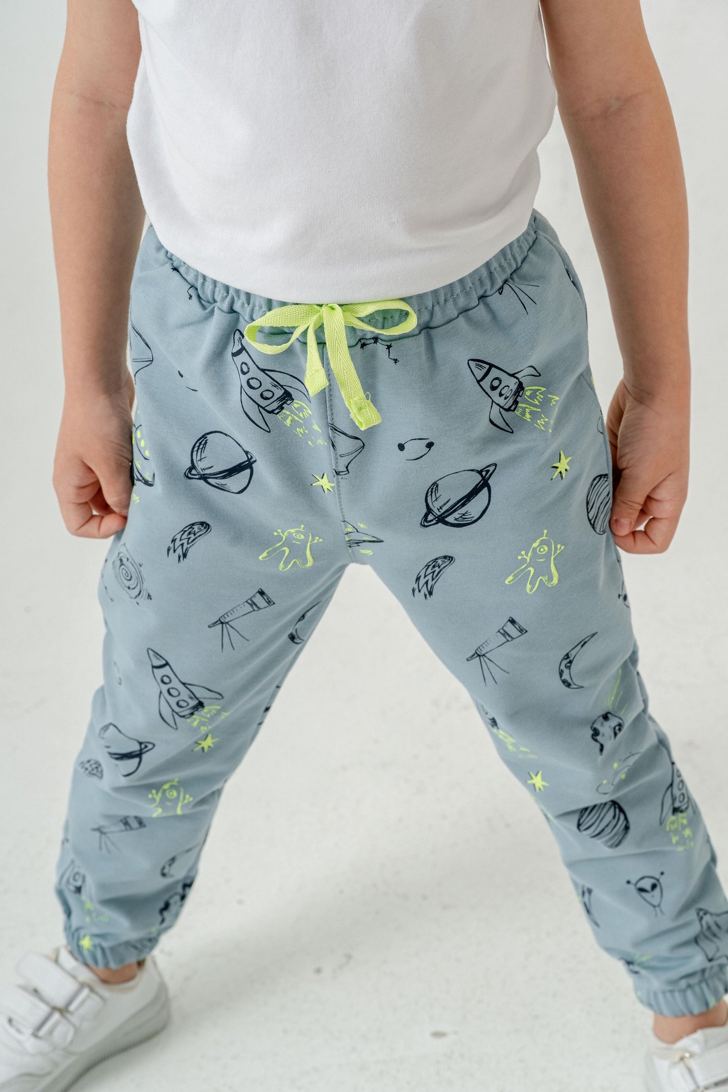 Gezegen Baskılı Erkek Çocuk Eşofman Altı