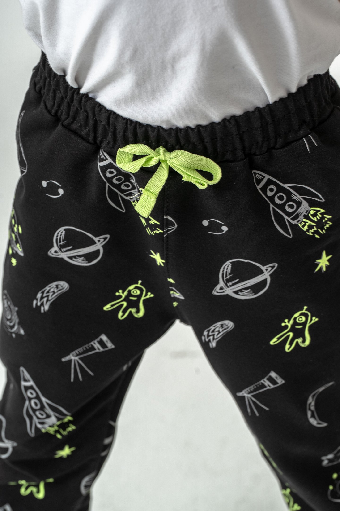 Gezegen Baskılı Erkek Çocuk Eşofman Altı