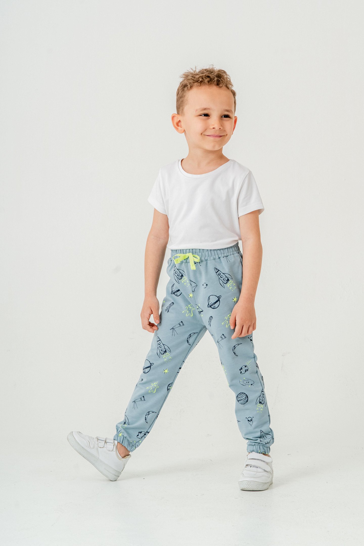 Gezegen Baskılı Erkek Çocuk Eşofman Altı