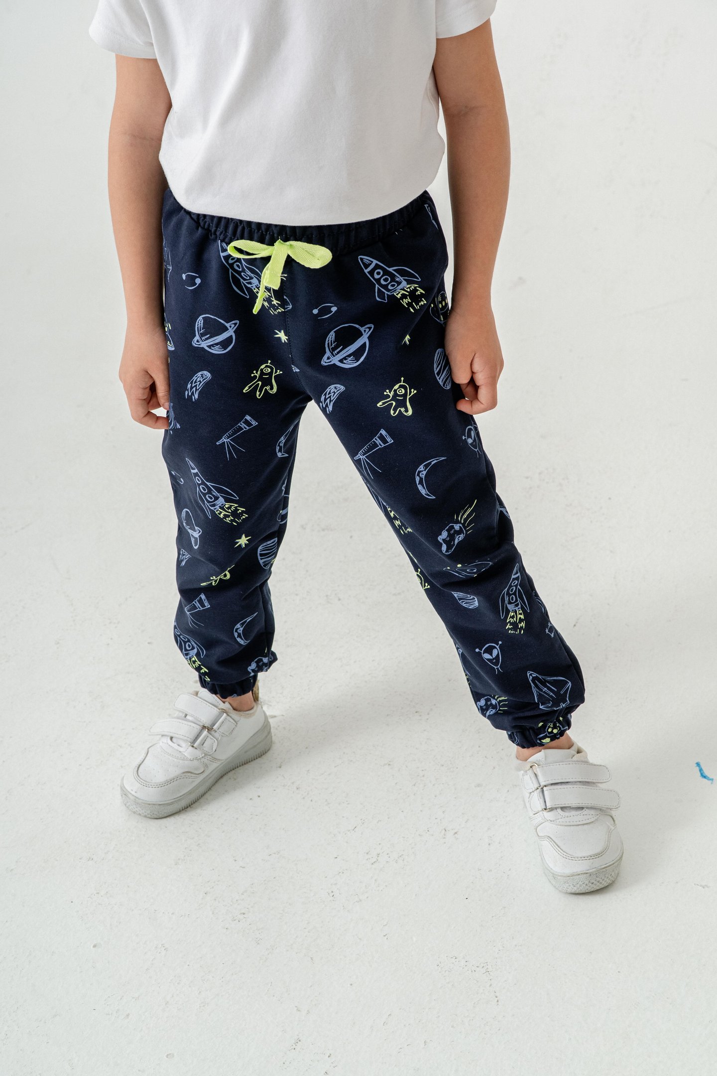 Gezegen Baskılı Erkek Çocuk Eşofman Altı