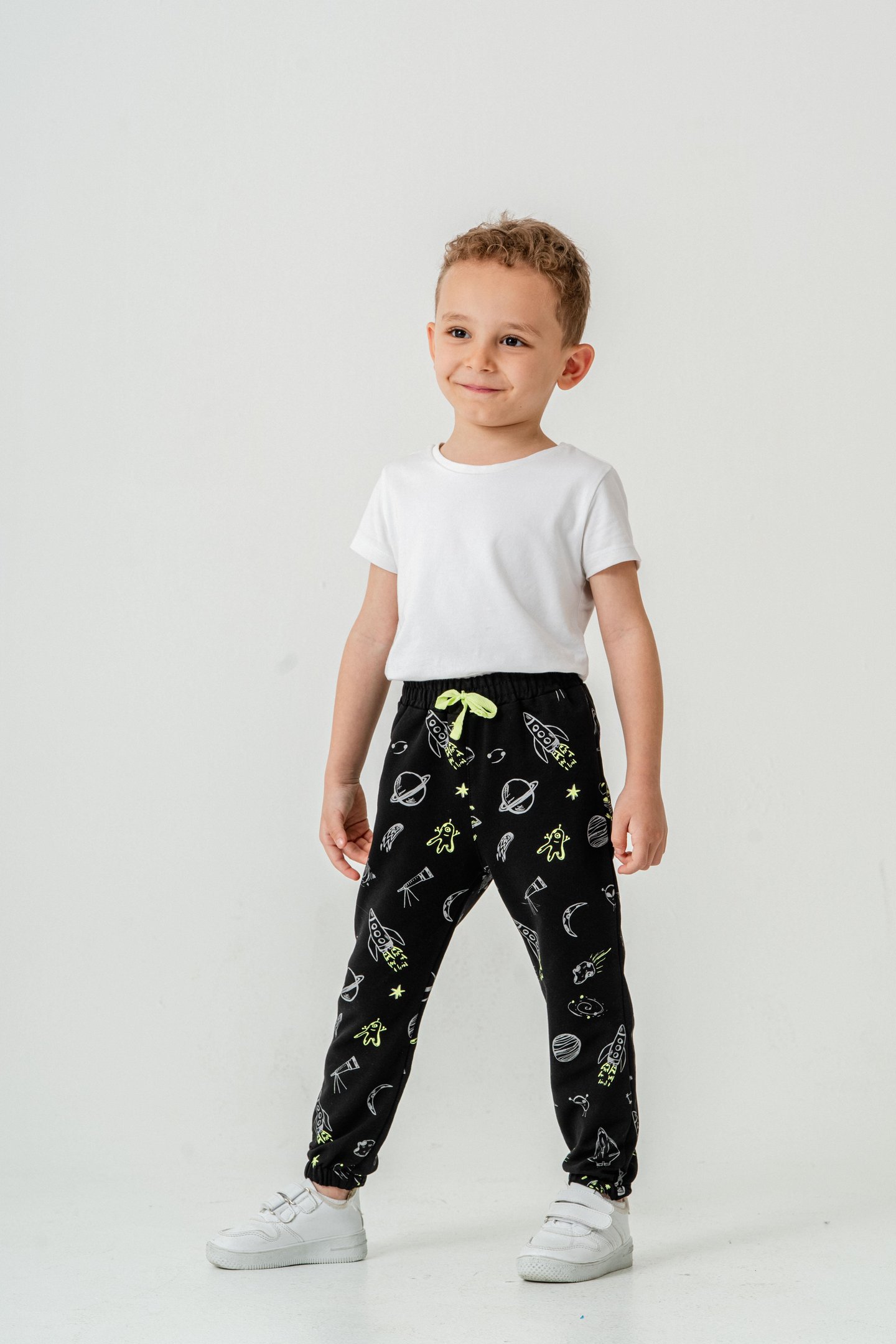 Gezegen Baskılı Erkek Çocuk Eşofman Altı