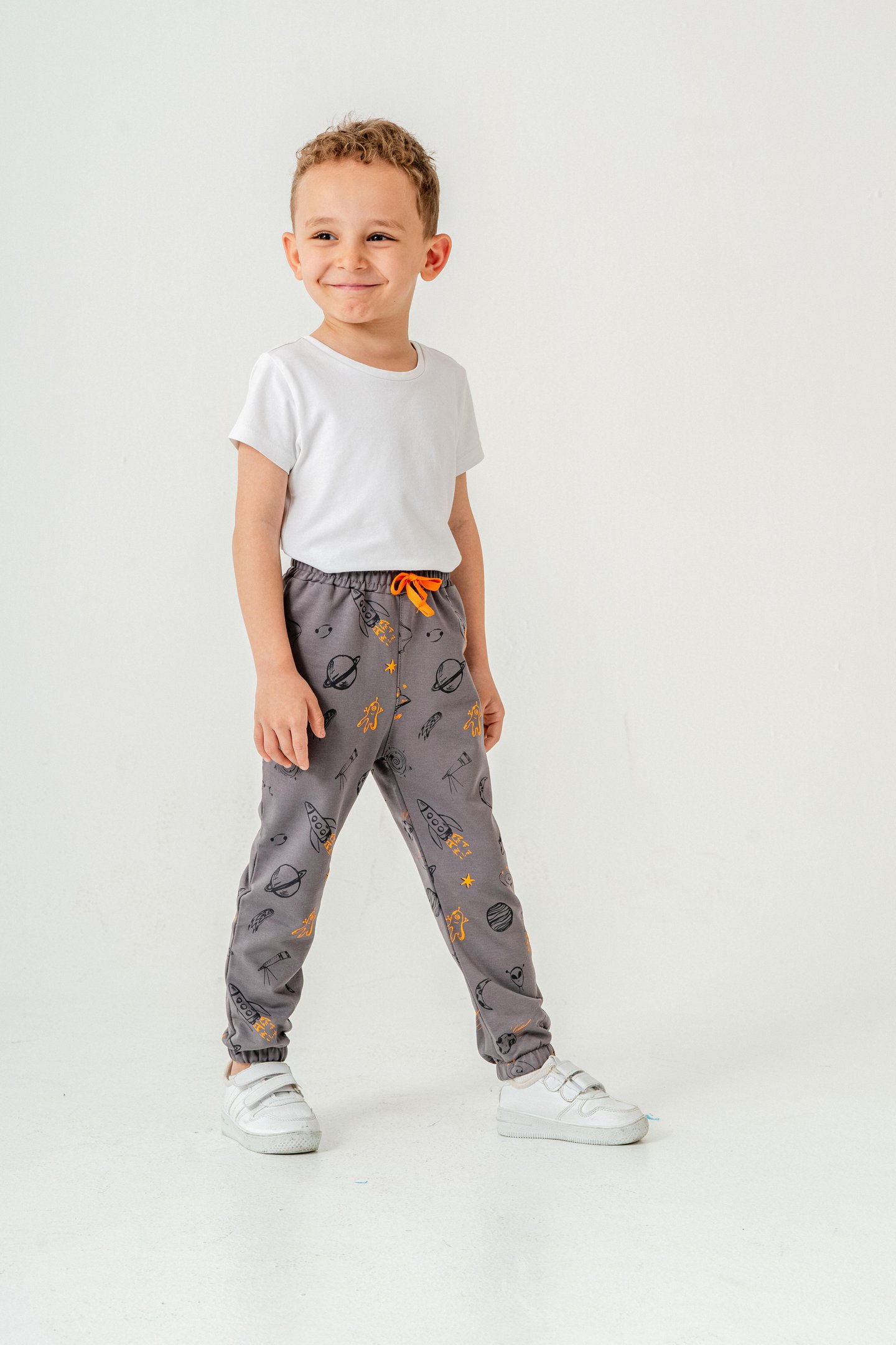 Gezegen Baskılı Erkek Çocuk Eşofman Altı