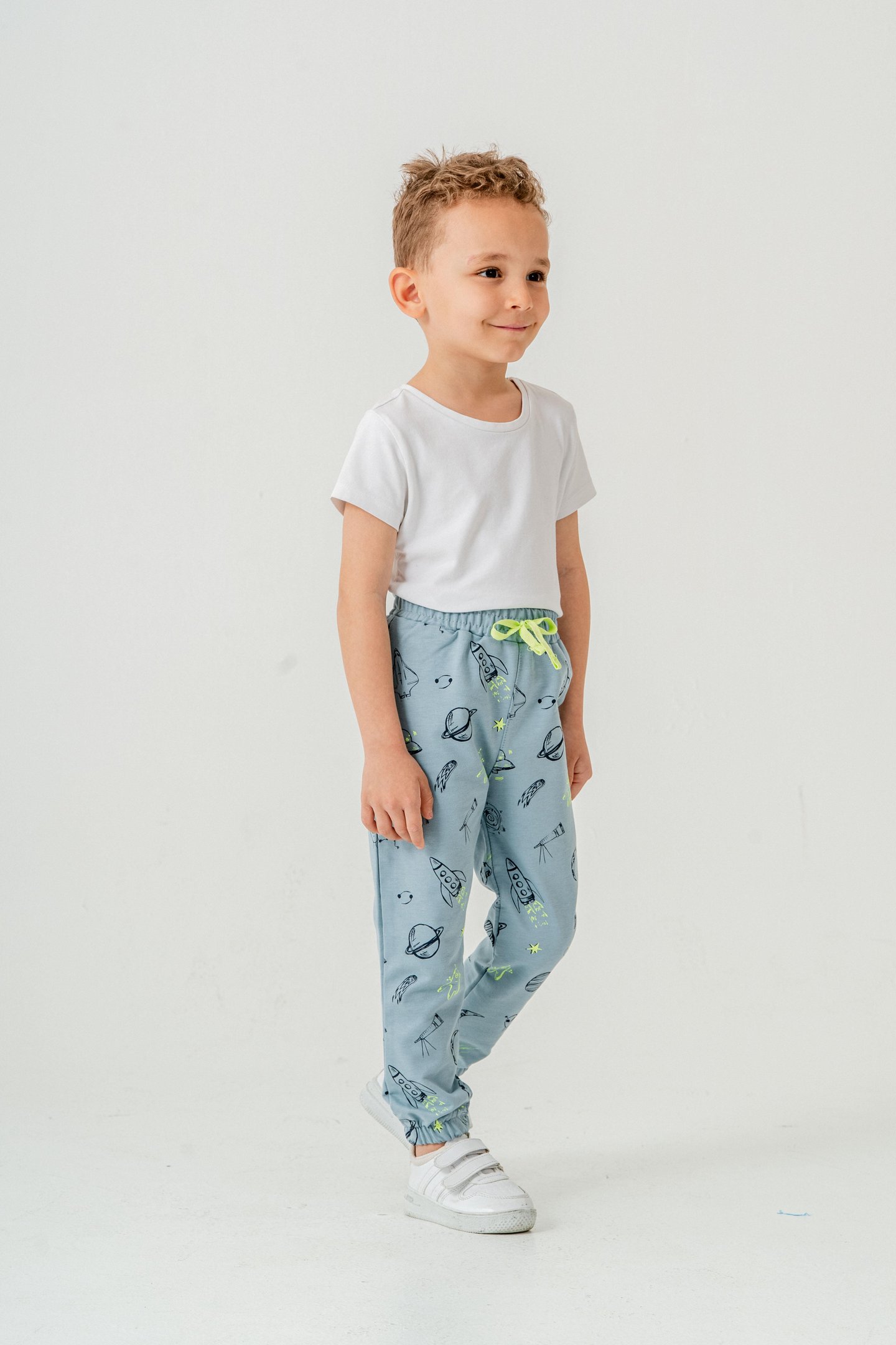 Gezegen Baskılı Erkek Çocuk Eşofman Altı