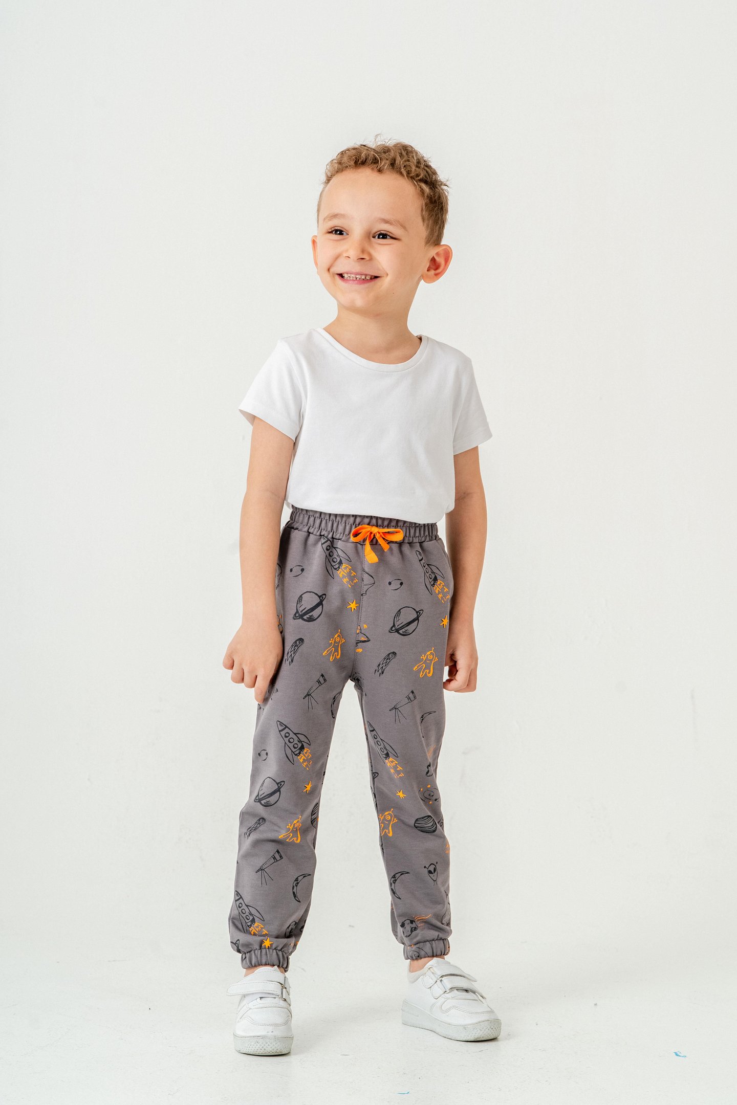 Gezegen Baskılı Erkek Çocuk Eşofman Altı