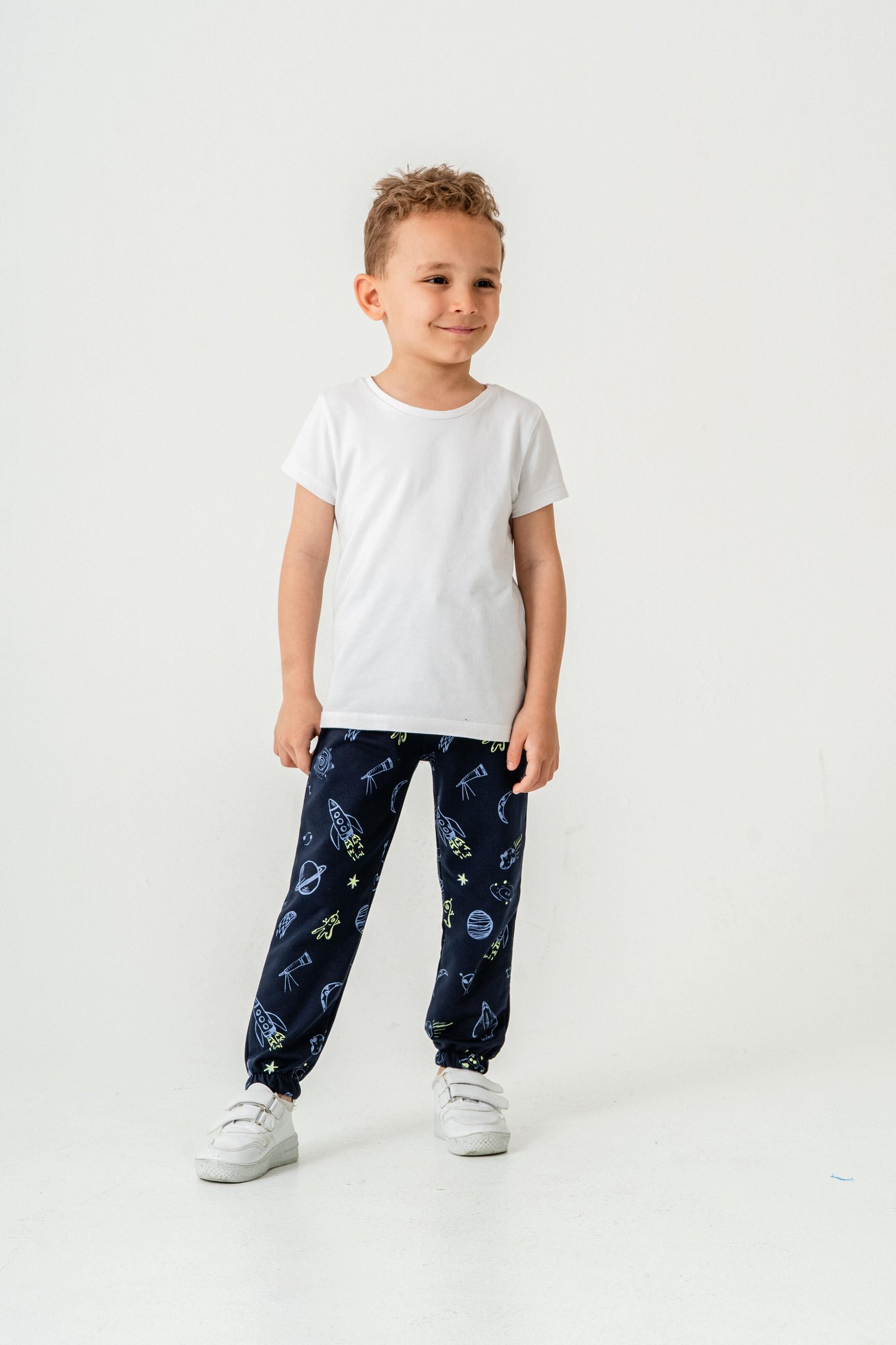 Gezegen Baskılı Erkek Çocuk Eşofman Altı