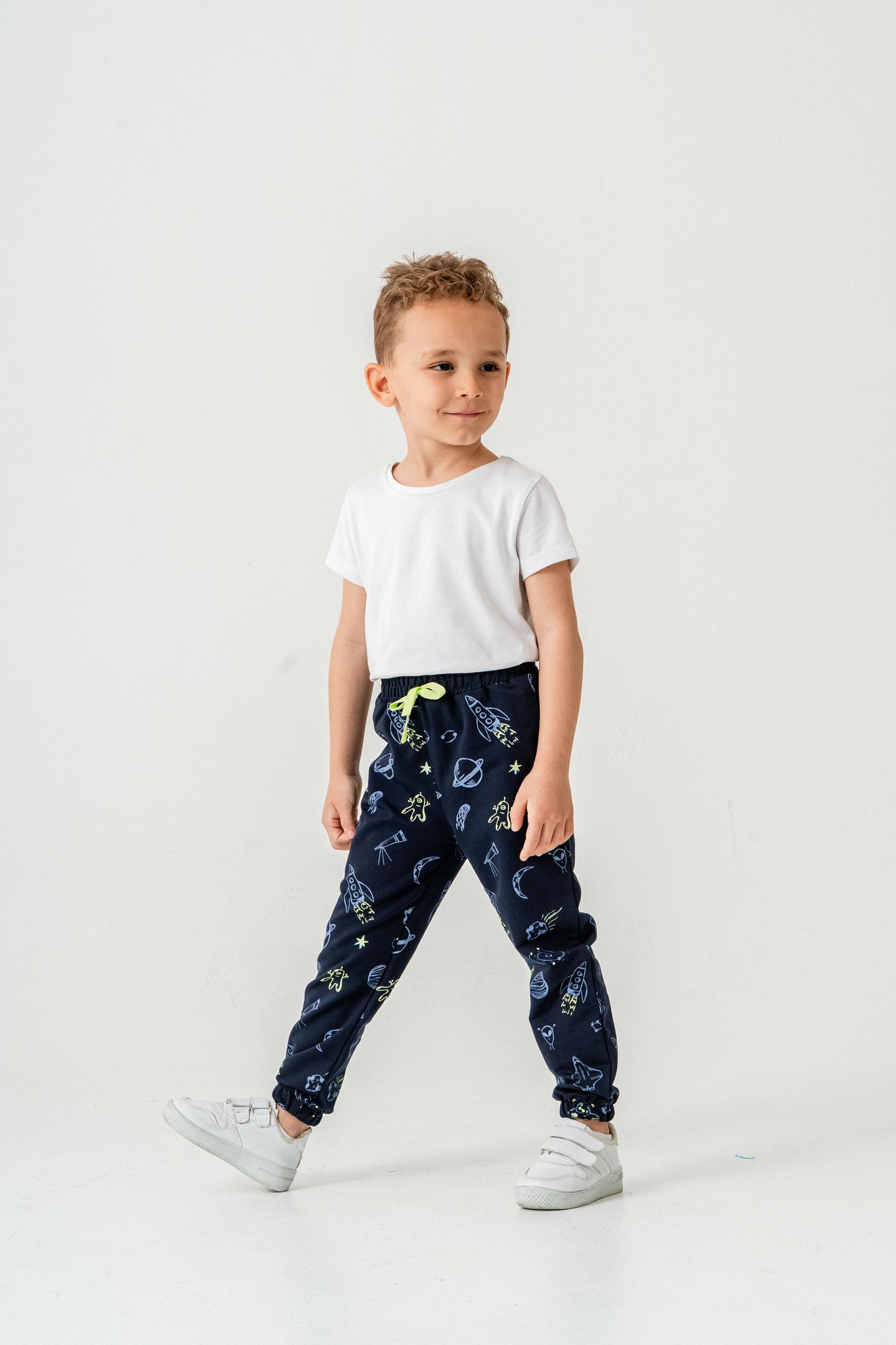 Gezegen Baskılı Erkek Çocuk Eşofman Altı