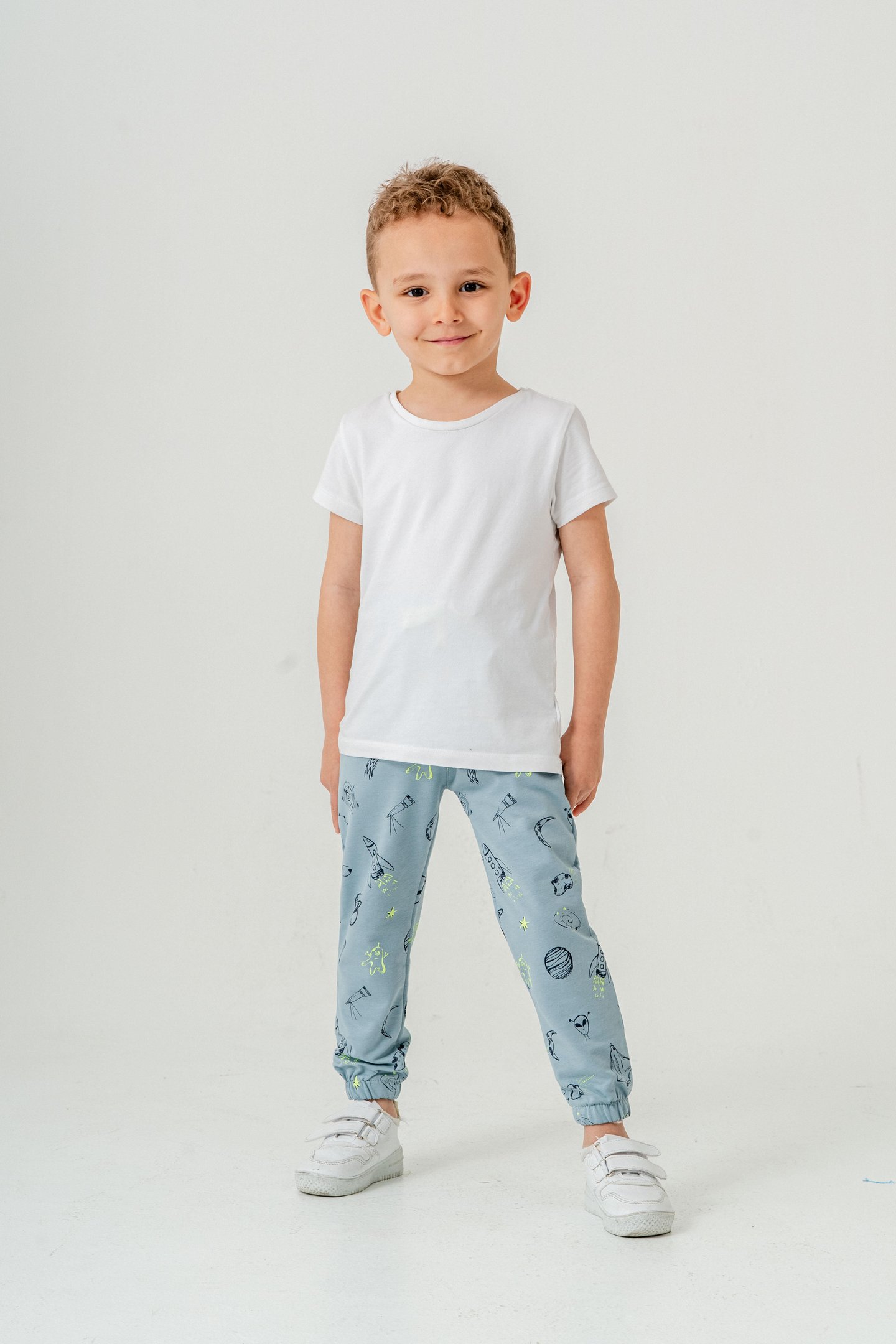 Gezegen Baskılı Erkek Çocuk Eşofman Altı