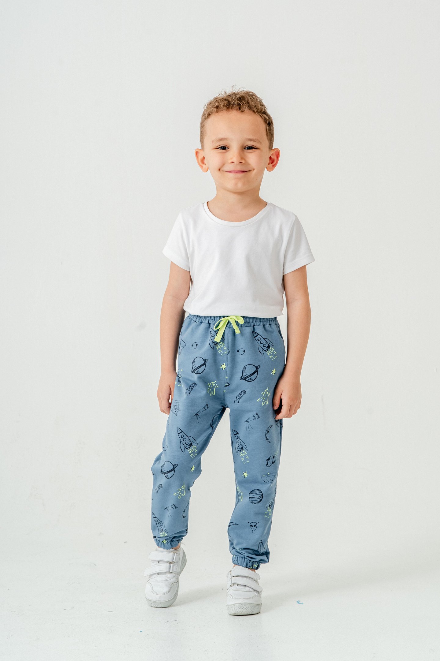 Gezegen Baskılı Erkek Çocuk Eşofman Altı