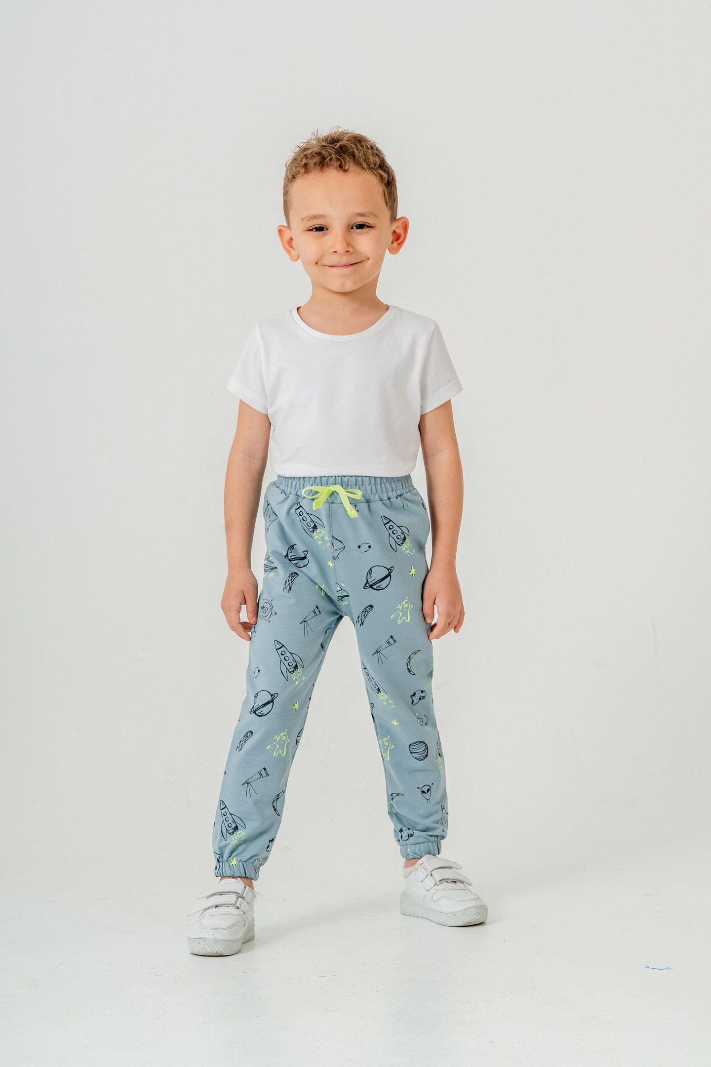 Gezegen Baskılı Erkek Çocuk Eşofman Altı