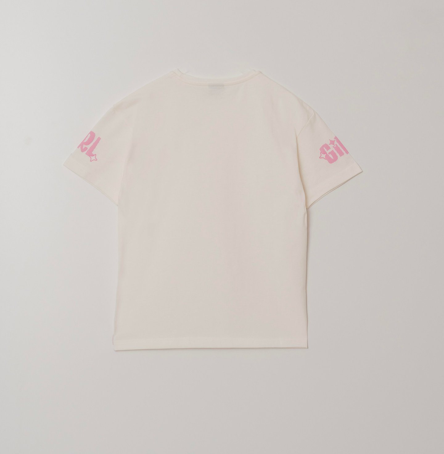 GIRL Baskılı Kız Çocuk Tişört T-shirt