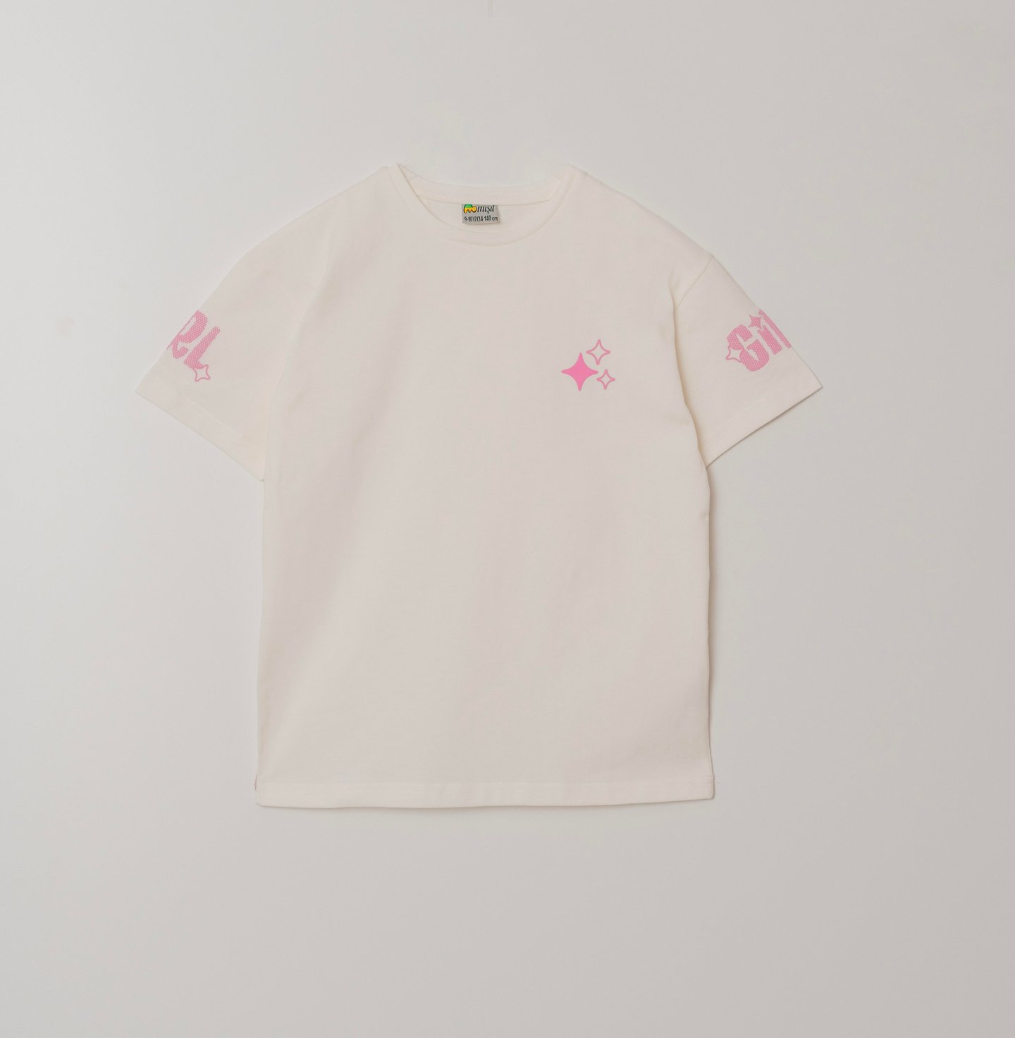 GIRL Baskılı Kız Çocuk Tişört T-shirt