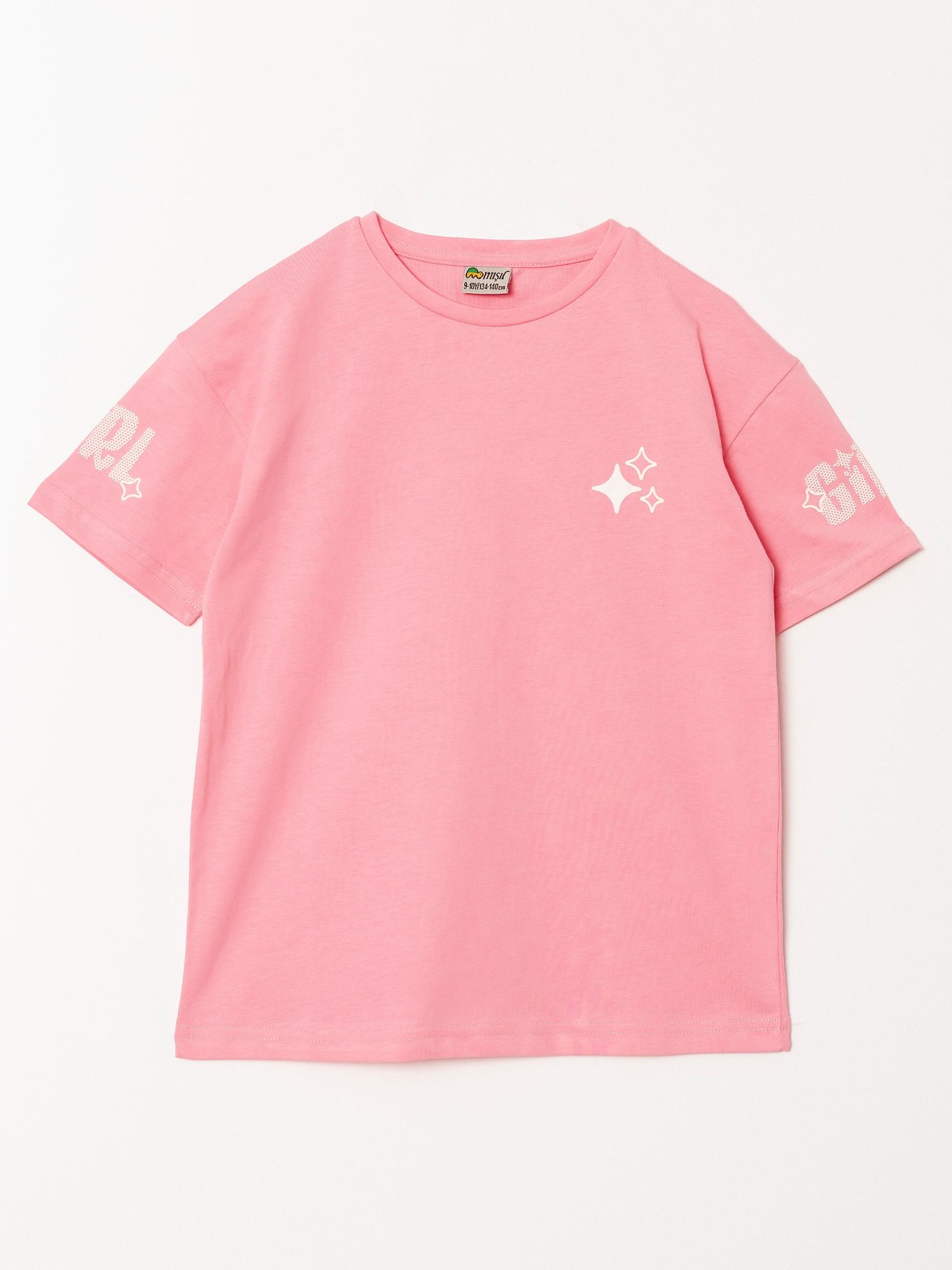 GIRL Baskılı Kız Çocuk Tişört T-shirt