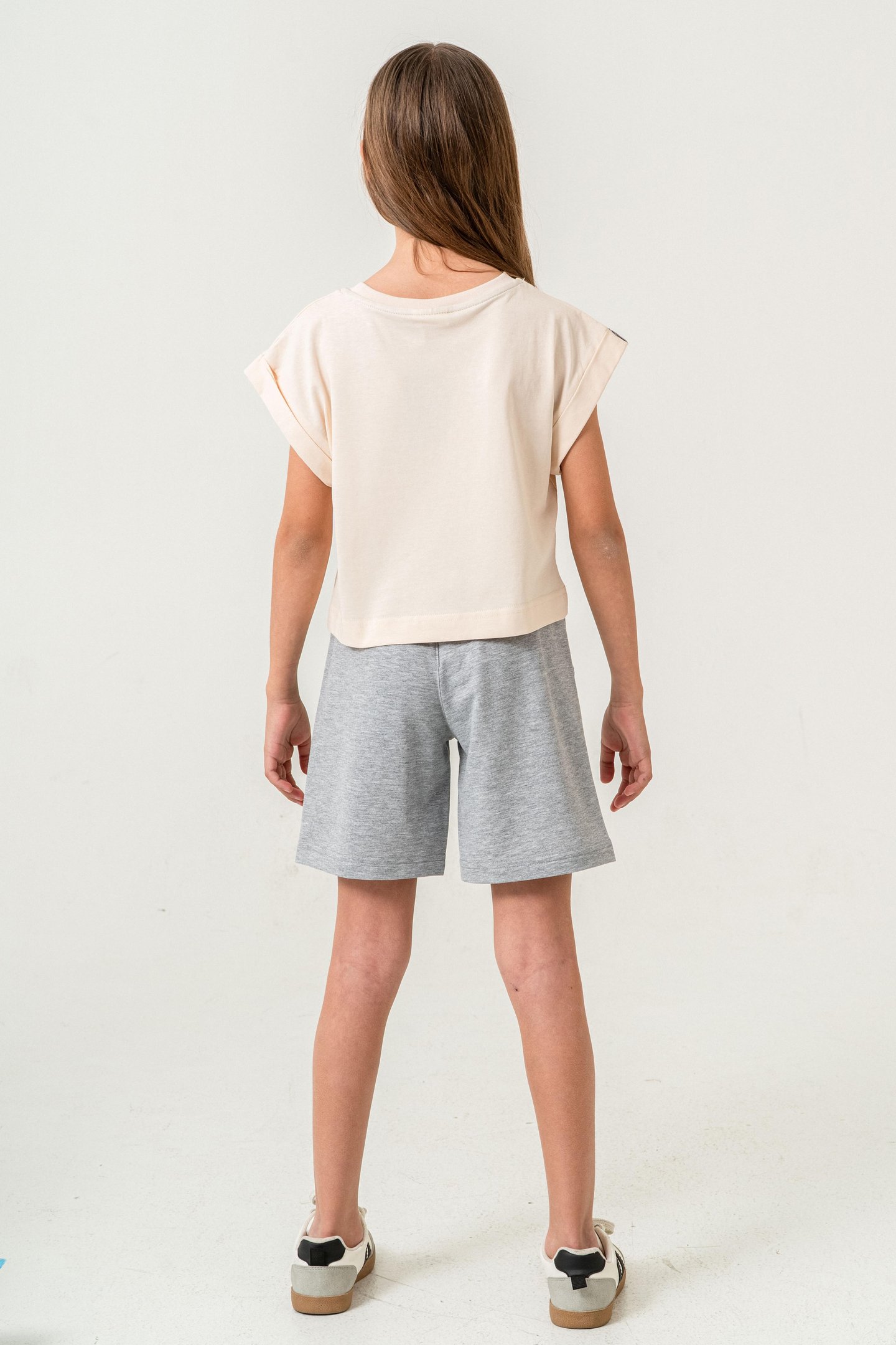 Havana Baskılı  Kız Çocuk Şort - Tişört Takımı