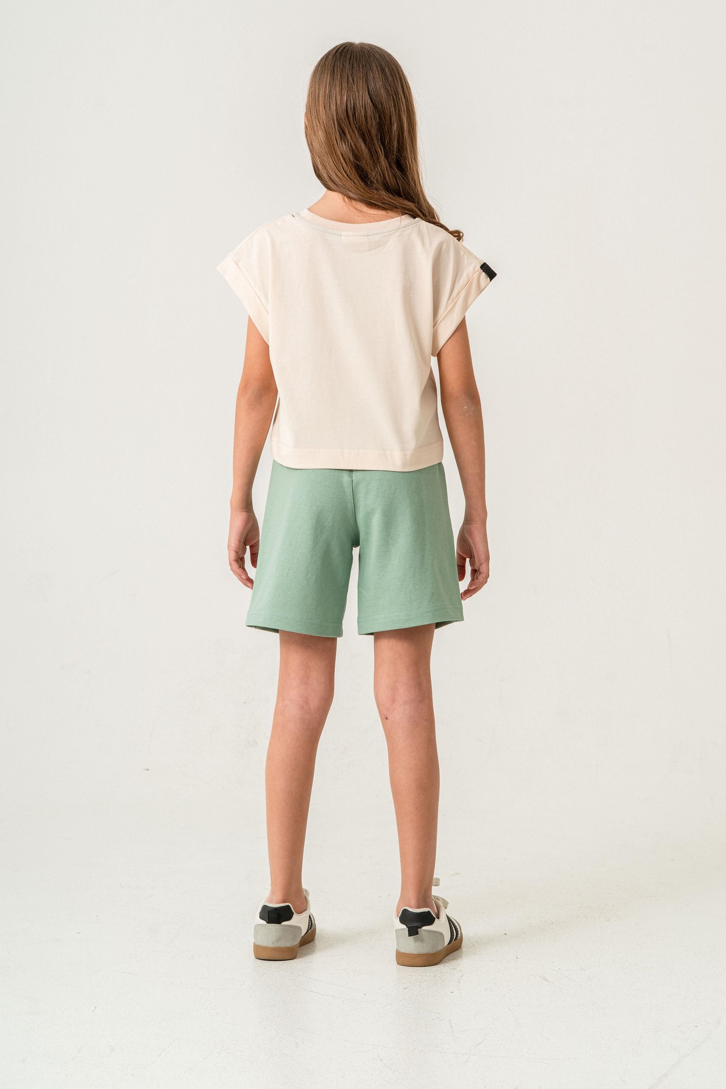 Havana Baskılı  Kız Çocuk Şort - Tişört Takımı