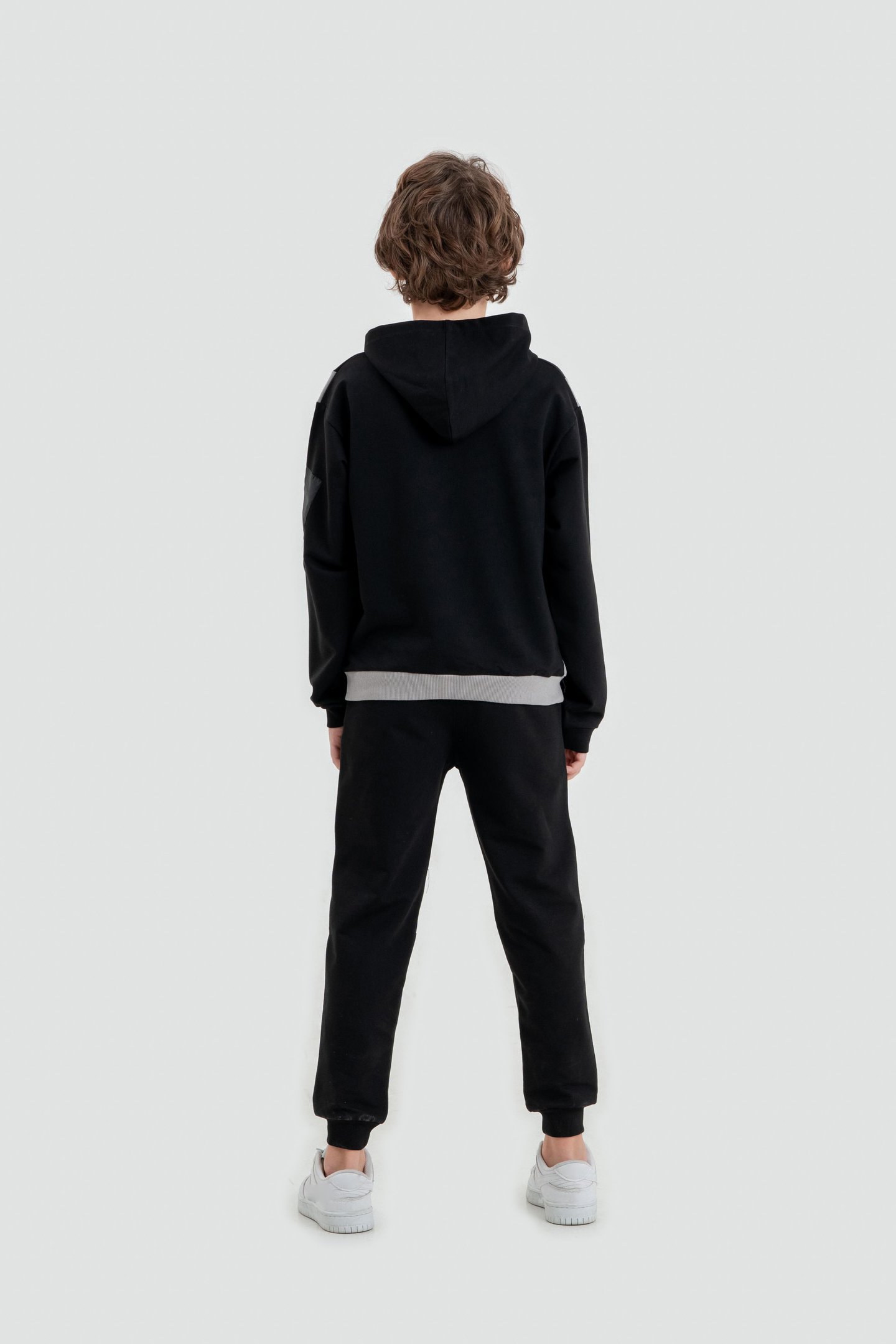 If Not Now Then When Baskılı Kapüşonlu Alt Üst Erkek Çocuk Sweatshirt Eşofman Takımı