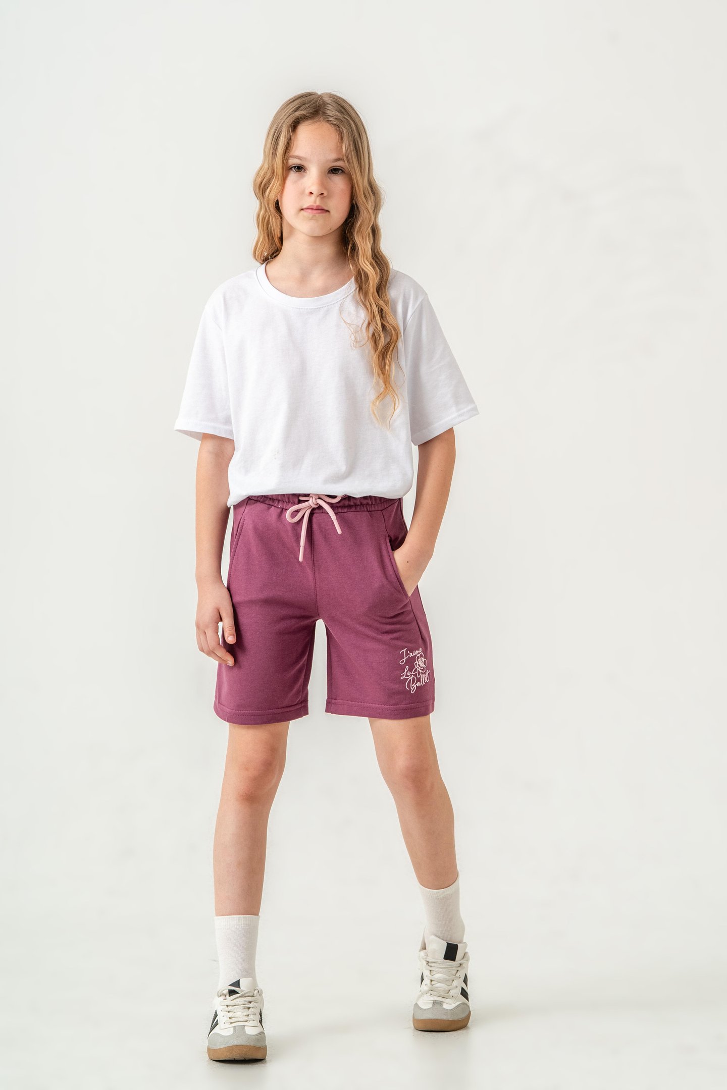 Jaime Le  Bullet Nakışlı Kız Çocuk Şort