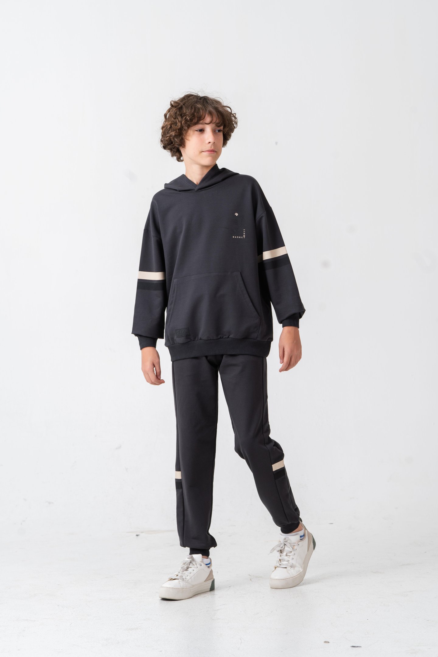 Just Sport Basketball University Team Baskılı Erkek Çocuk Alt Üst Eşofman Takımı