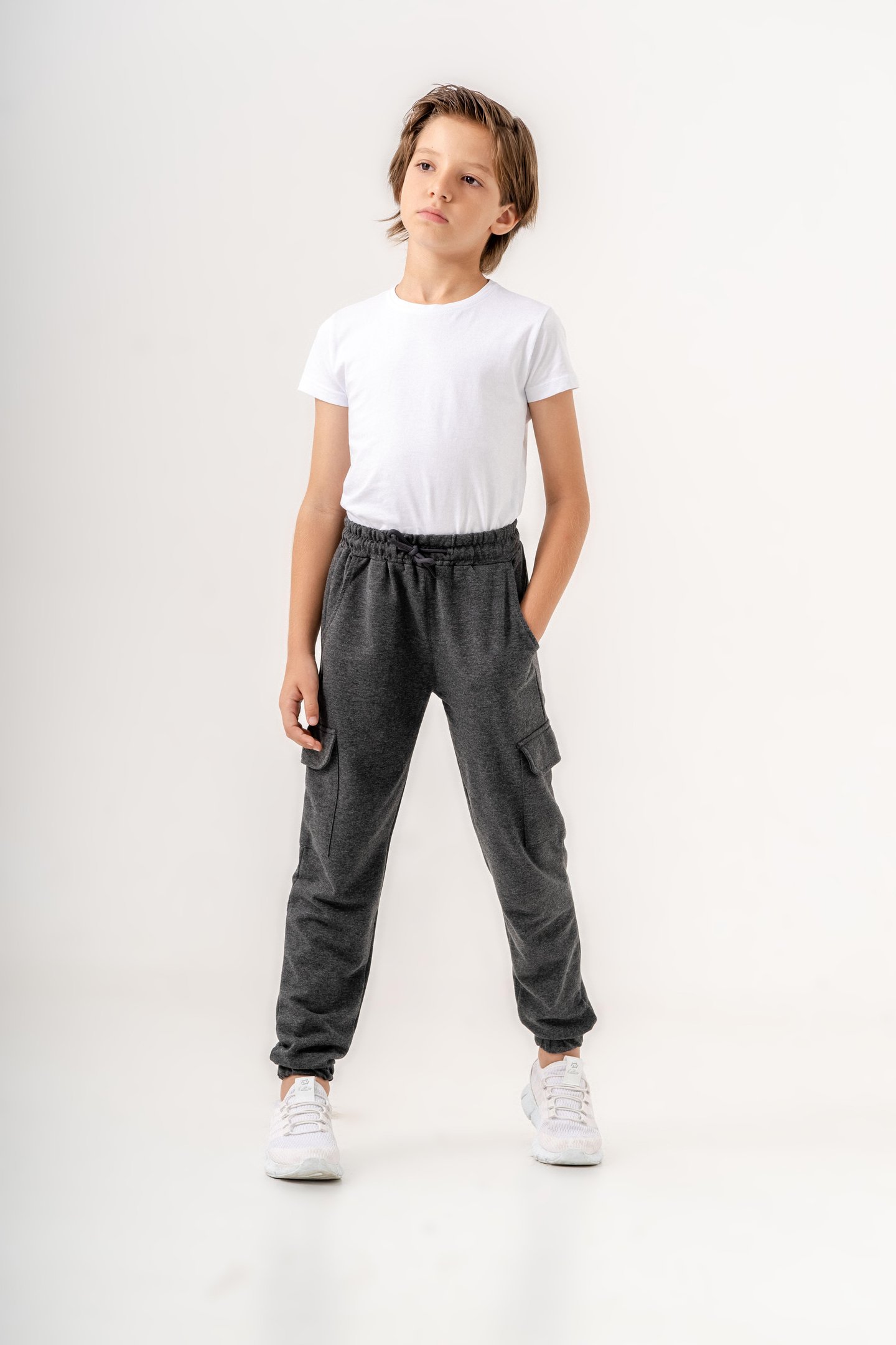 Kargo Cep Basic Erkek Çocuk Eşofman Altı