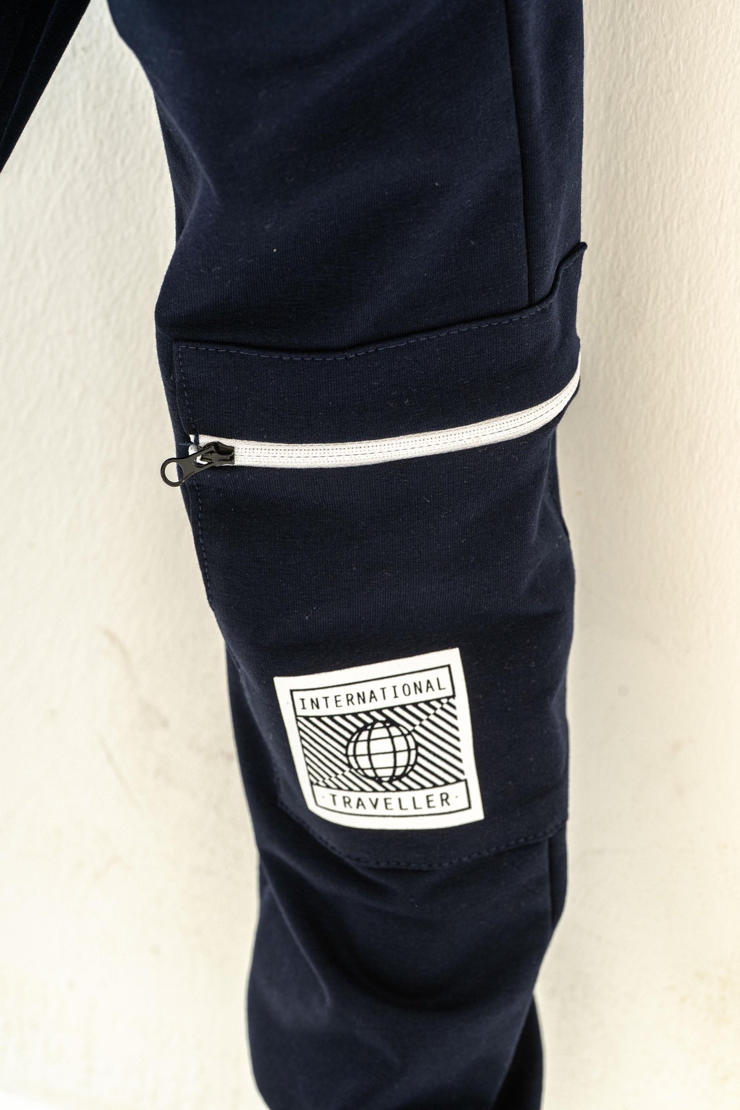 Kargo Cepli Cep Kapagı International Traveller Baskılı Erkek Çocuk Eşofman Altı