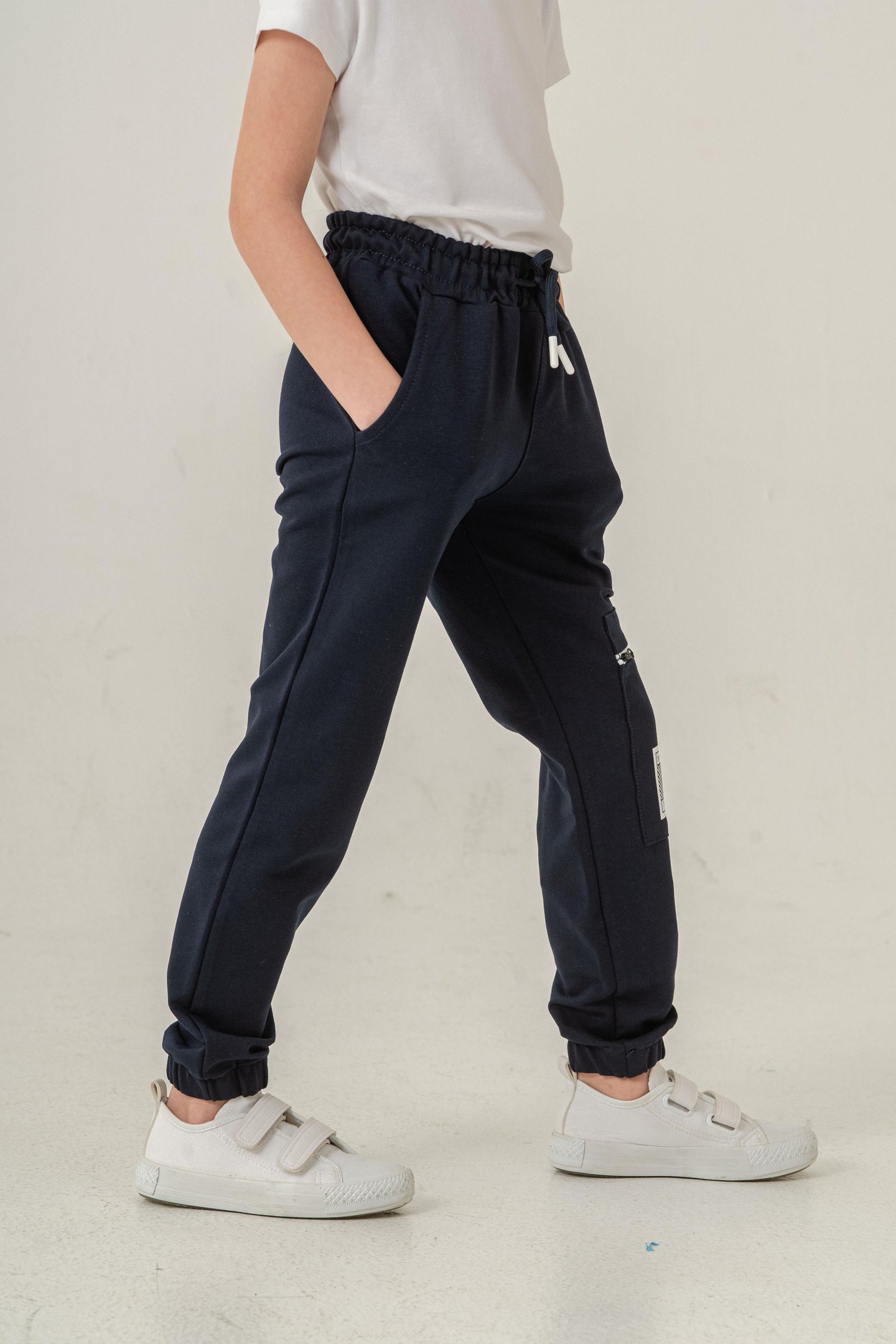 Kargo Cepli Cep Kapagı International Traveller Baskılı Erkek Çocuk Eşofman Altı