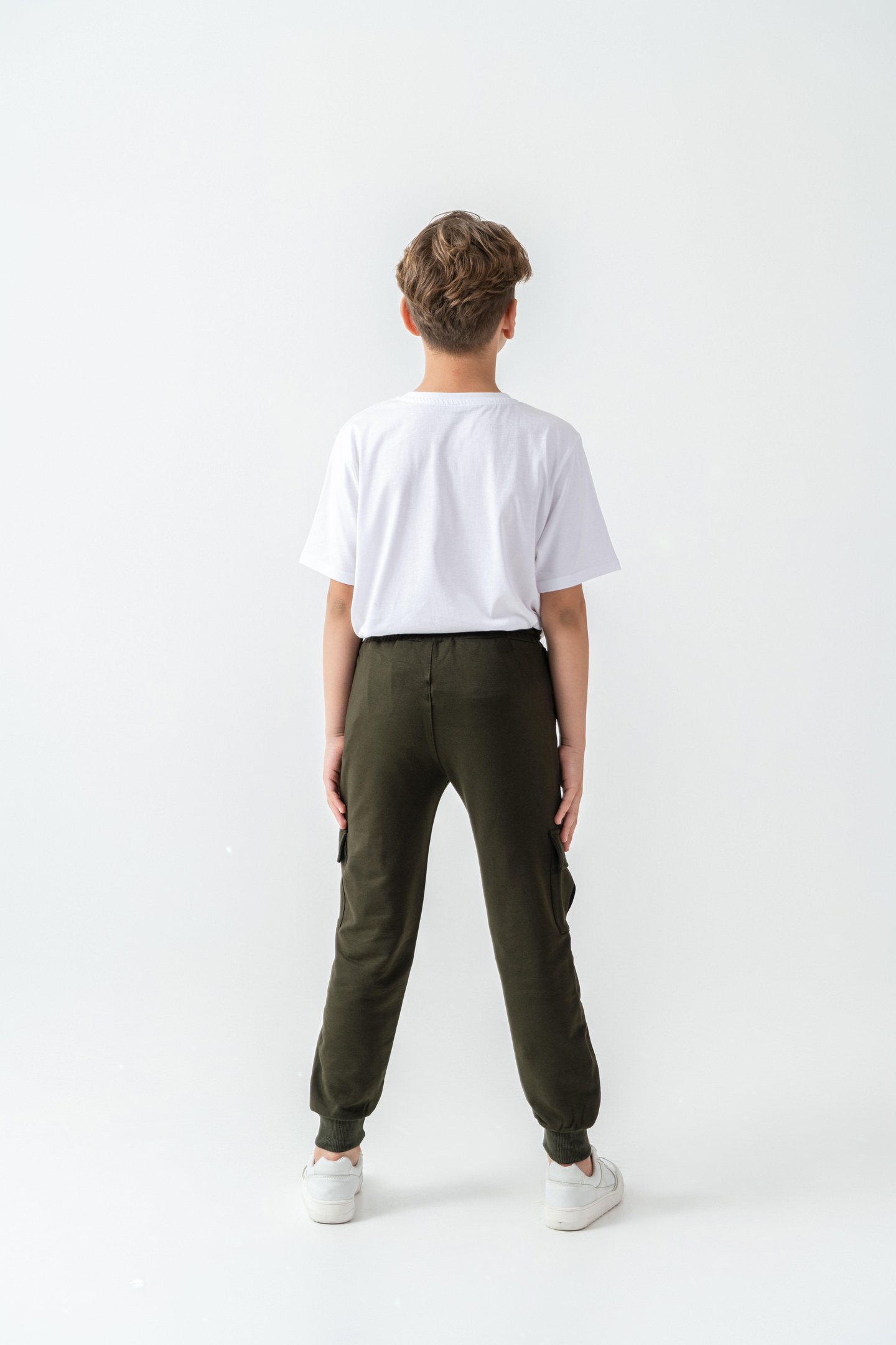 Kargo Cepli Cep Kapağı Level Up Baskılı Erkek Çocuk Eşofman Altı