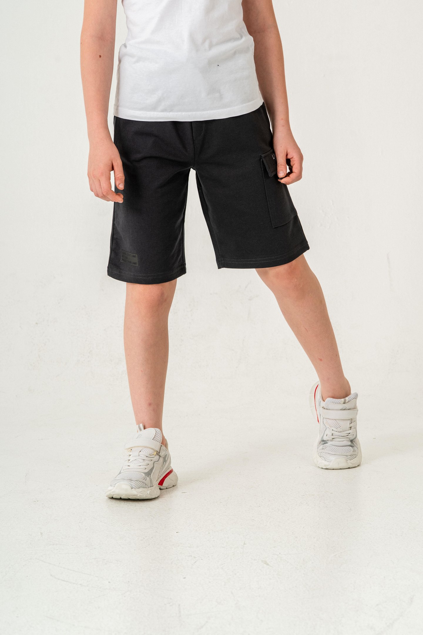 Kargo Cepli Cep Kapağı Lieve In Yourself Baskılı Erkek Çocuk Şort